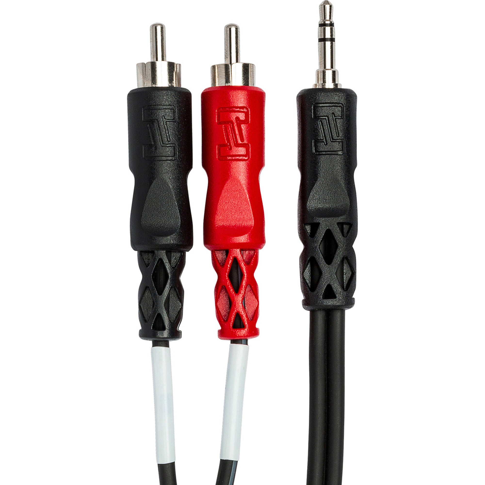 Hosa CMR-225 3.5mm TRS to Dual RCA Stereo Breakout Cable (25')