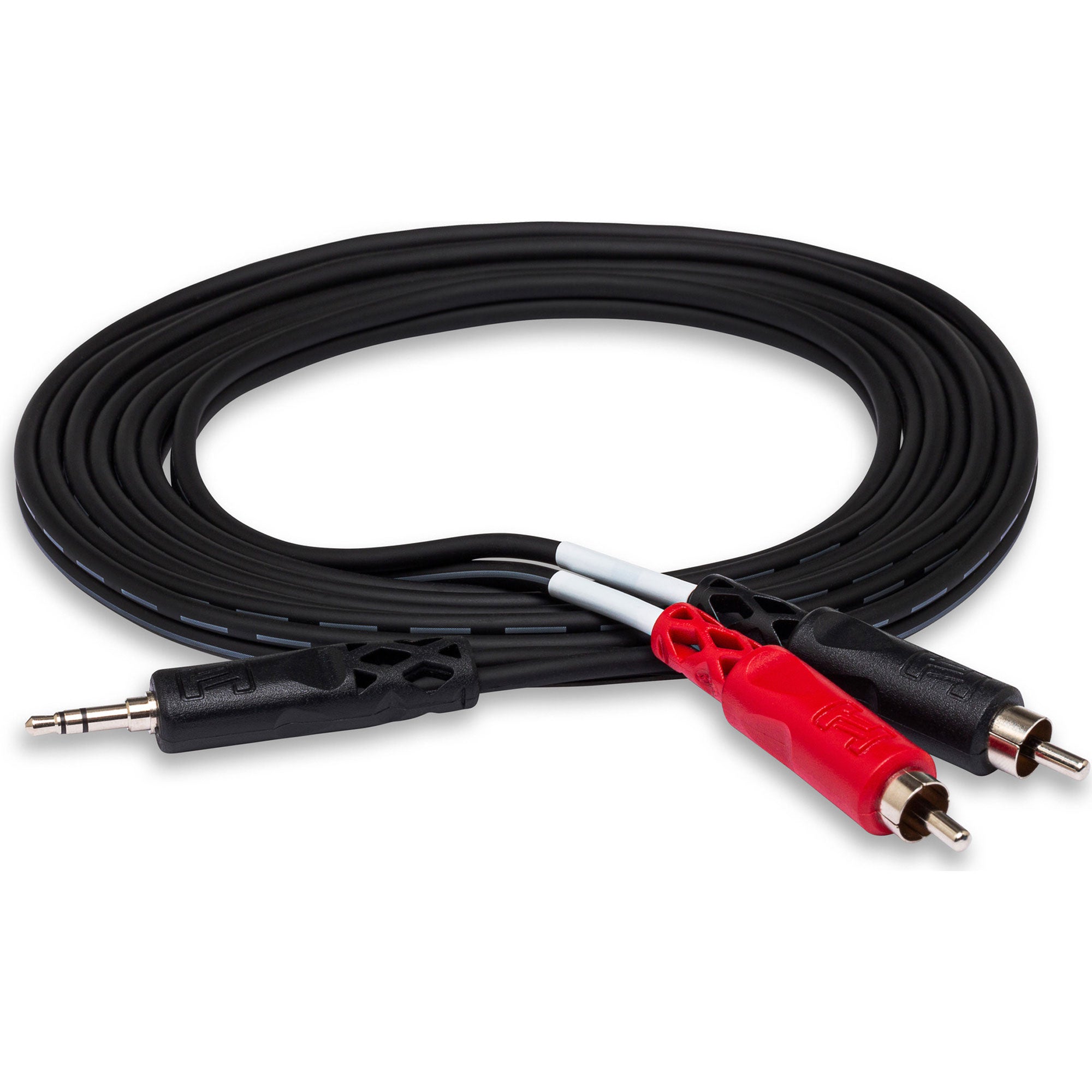 Hosa CMR-225 3.5mm TRS to Dual RCA Stereo Breakout Cable (25')