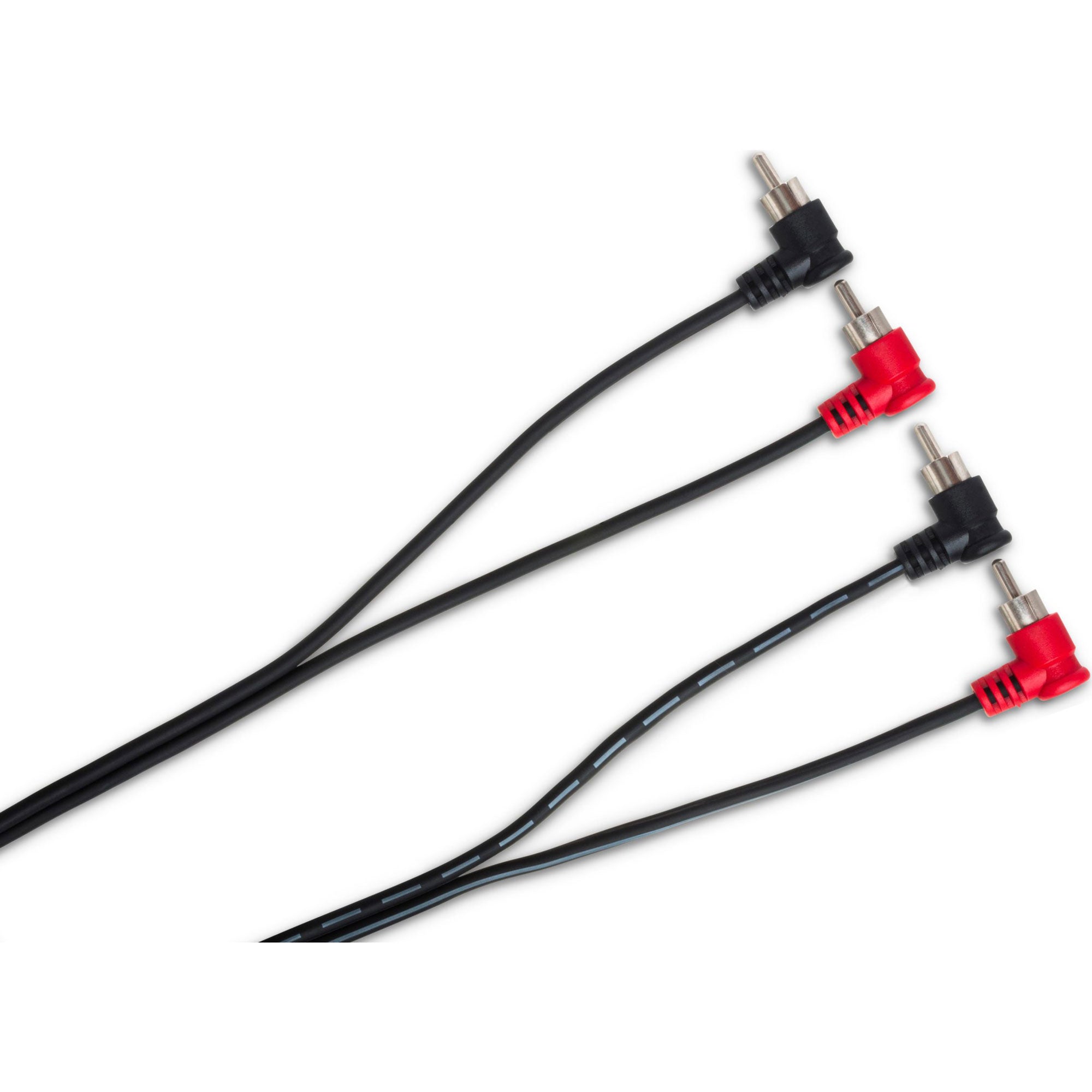 Hosa CRA-201RR Dual Right-Angle RCA to Dual Right-Angle RCA Stereo Interconnect Cable (3.3')