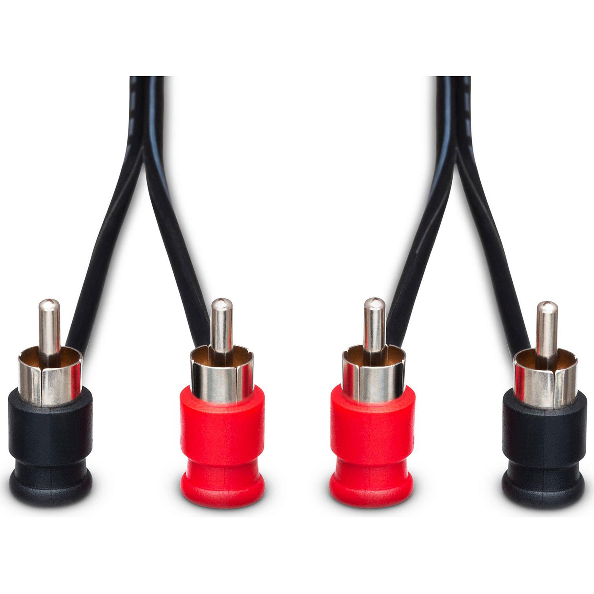 Hosa CRA-201RR Dual Right-Angle RCA to Dual Right-Angle RCA Stereo Interconnect Cable (3.3')