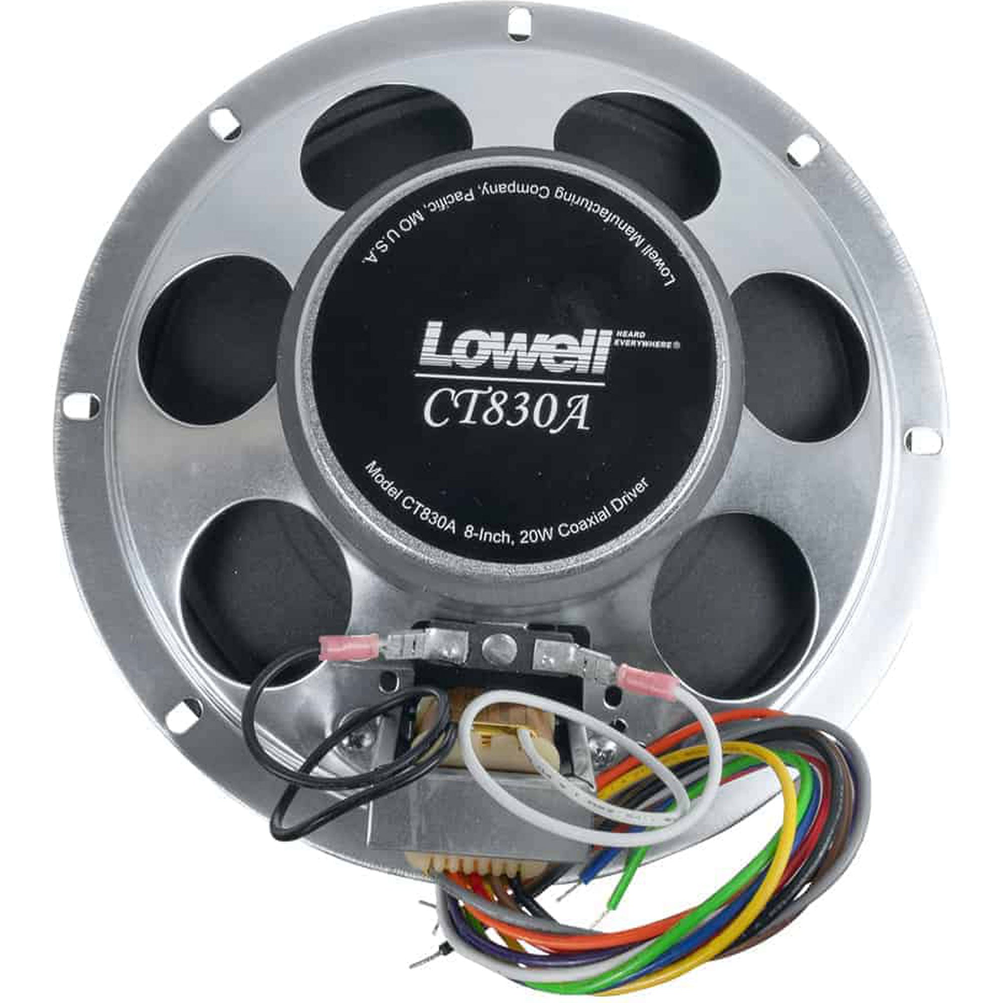 Lowell CT830A-T72 Coaxial Speaker with Transformer