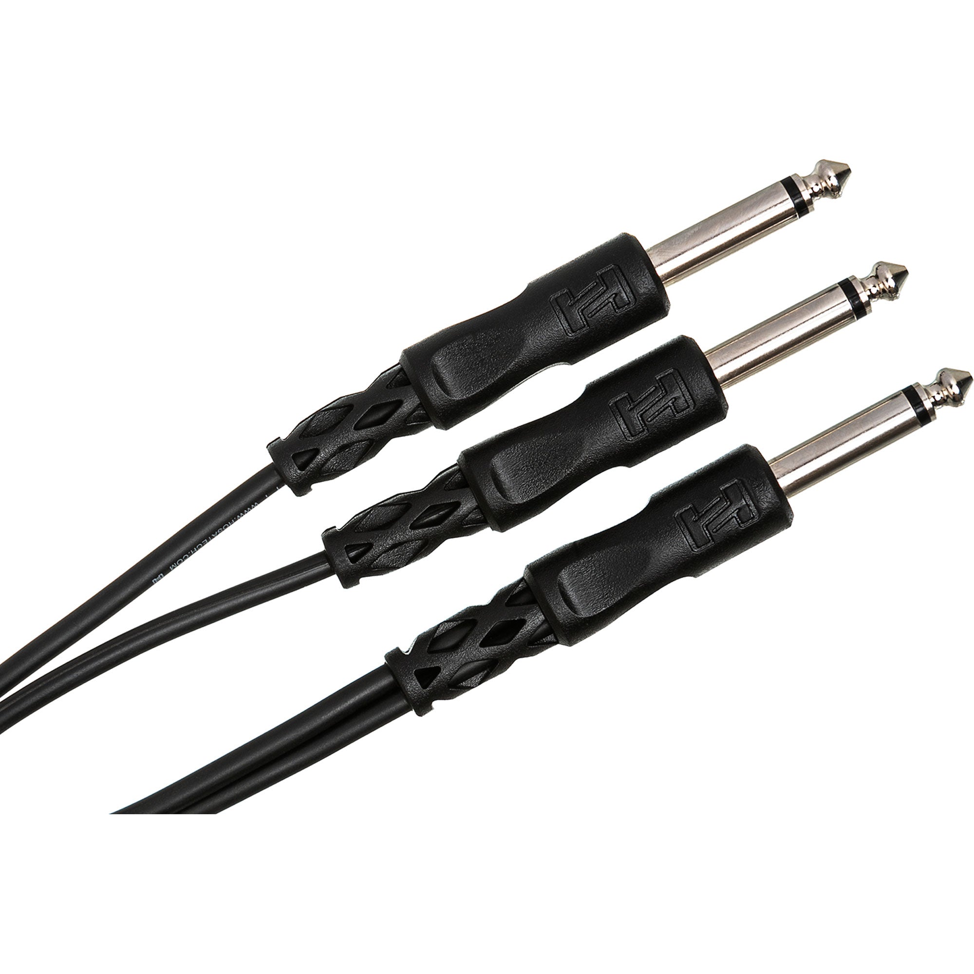 Hosa CYP-103 1/4" TS to Dual 1/4" TS Y Cable (3')