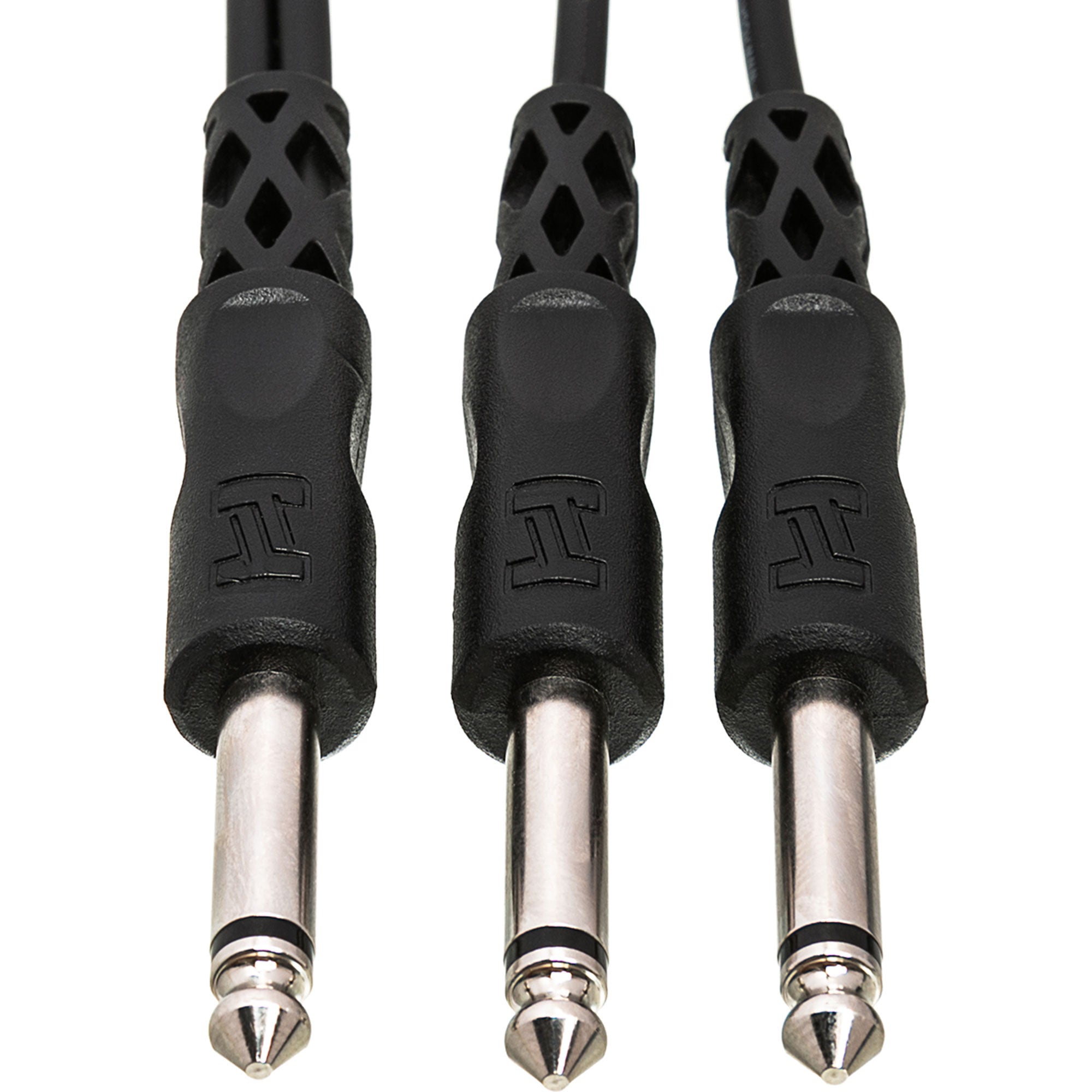 Hosa CYP-103 1/4" TS to Dual 1/4" TS Y Cable (3')