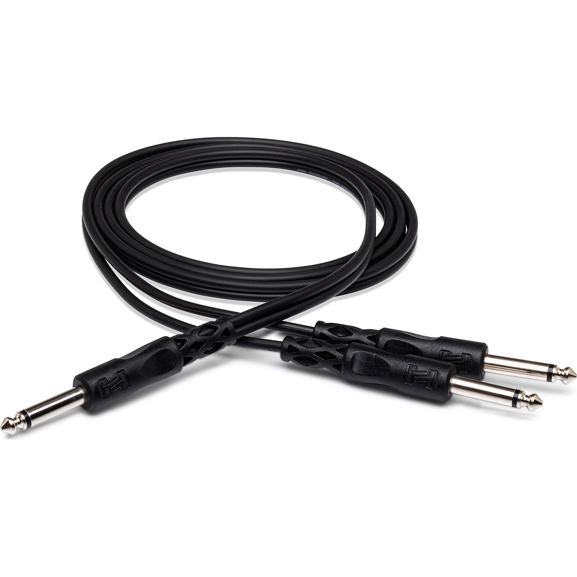 Hosa CYP-103 1/4" TS to Dual 1/4" TS Y Cable (3')