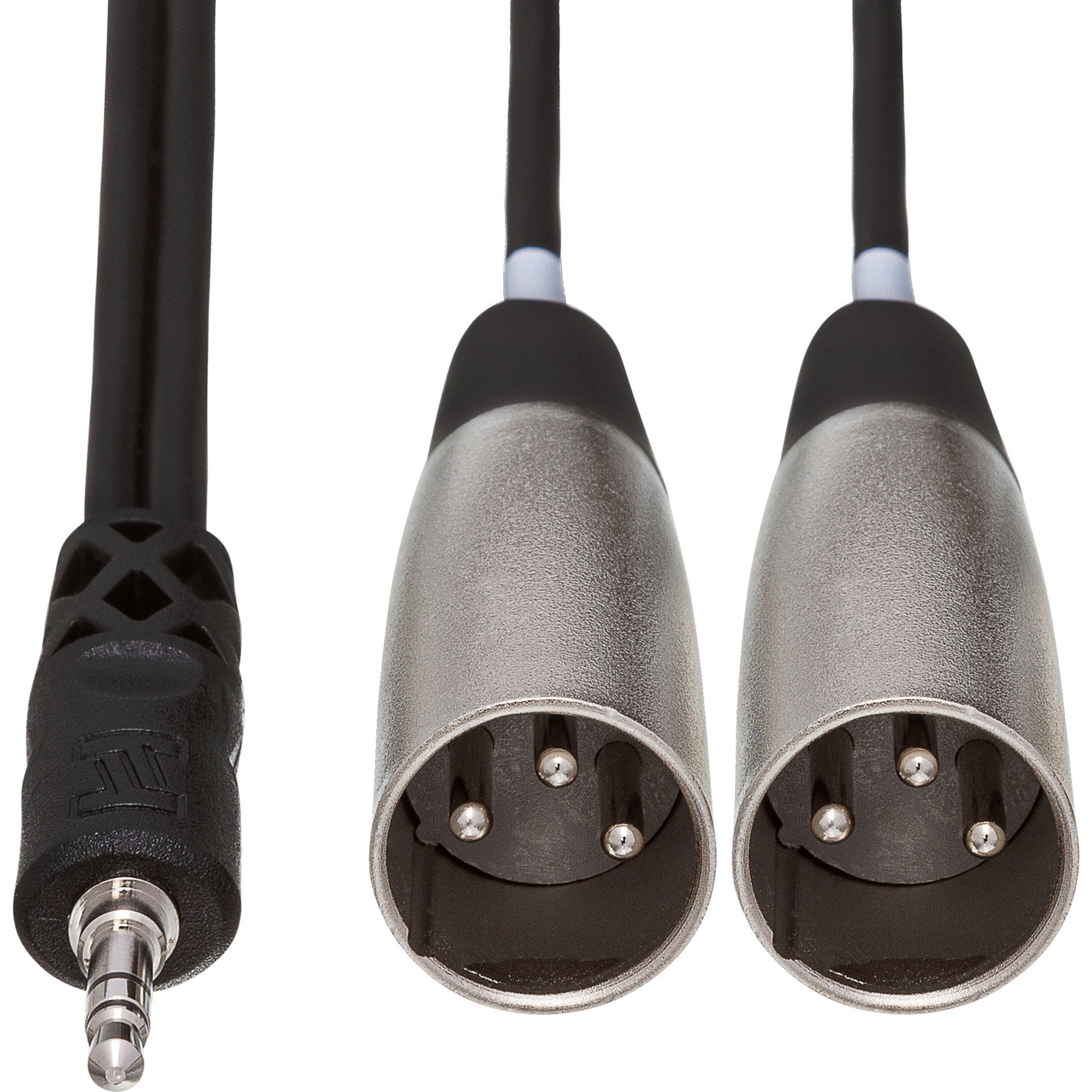 Hosa CYX-403M 3.5mm TRS to Dual XLR3M Stereo Breakout Cable (10')