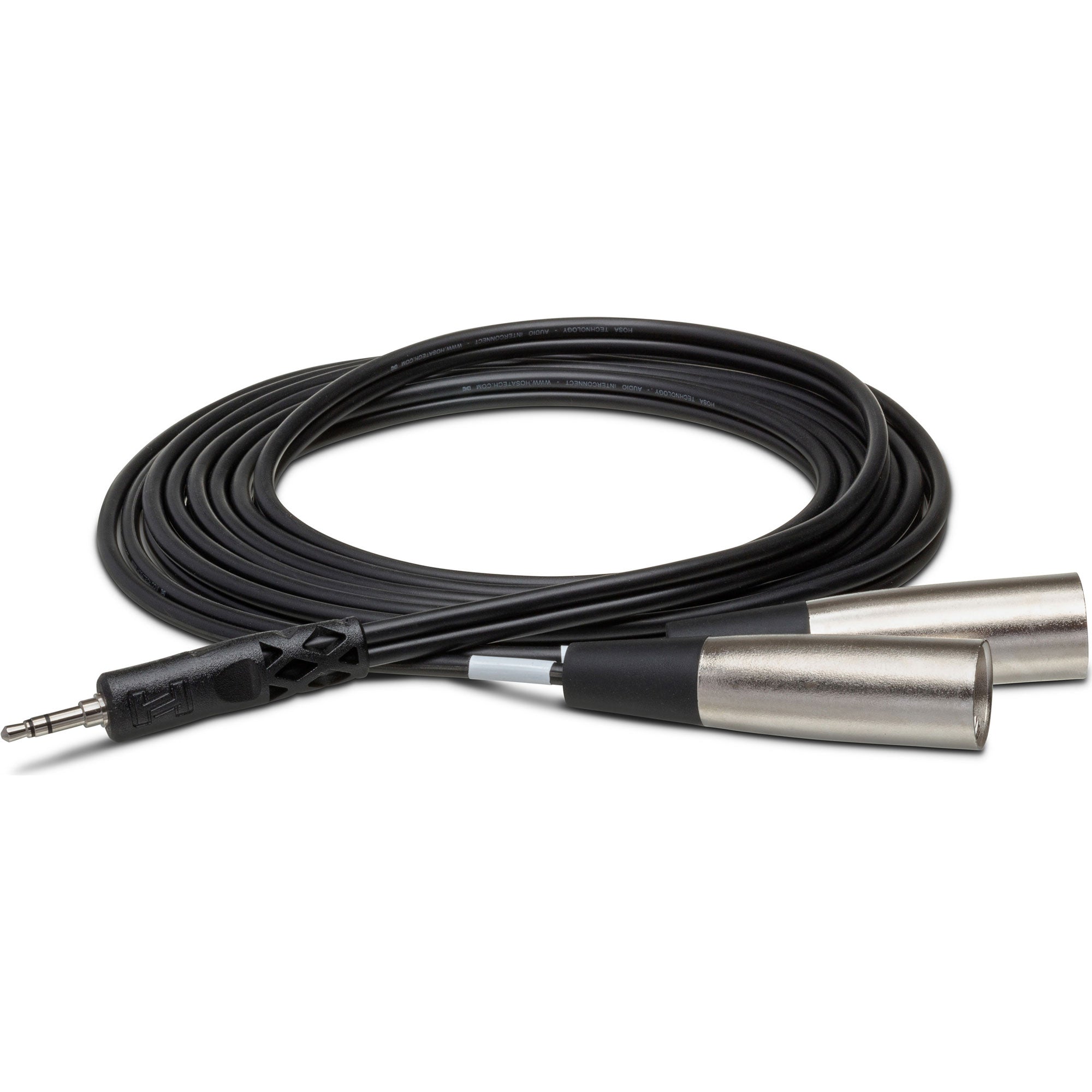 Hosa CYX-403M 3.5mm TRS to Dual XLR3M Stereo Breakout Cable (10')