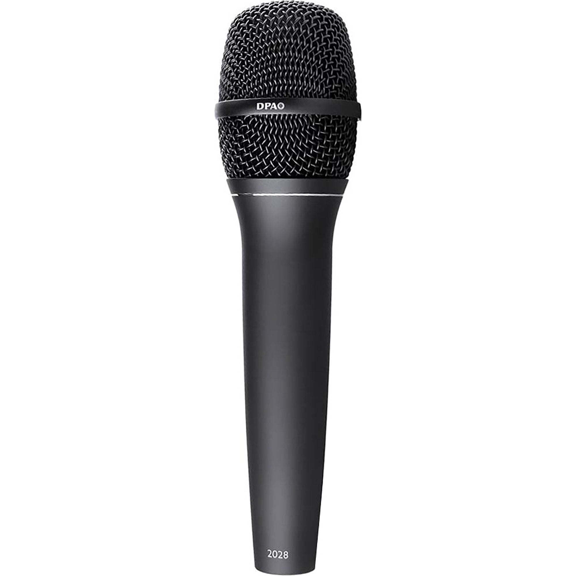 DPA Microphones 2028 Vocal Supercardioid Handheld Microphone with FREE 20' XLR Cable (Black)