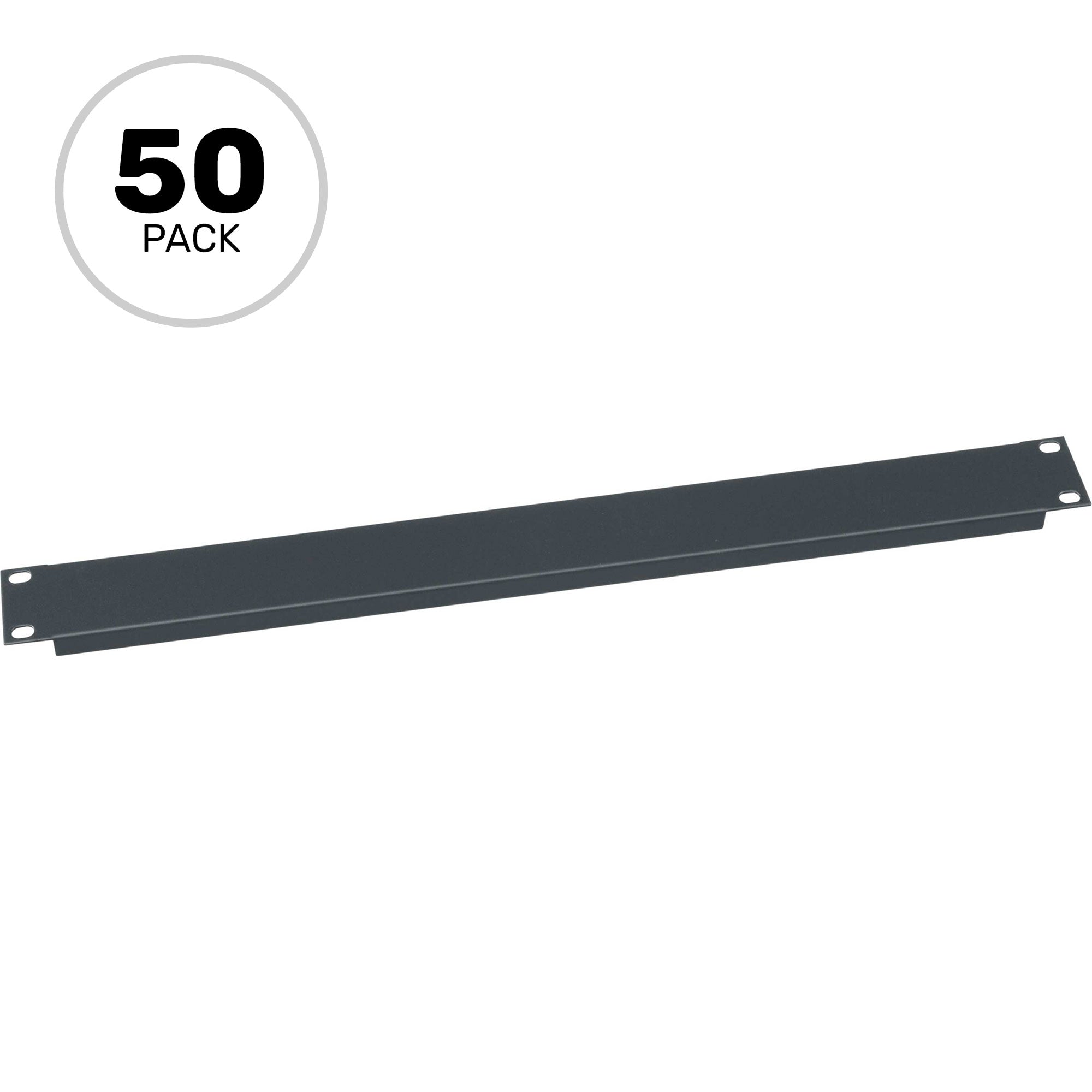 Middle Atlantic EB1MP Flanged Blank Rack Panel 1U (50 Pack)