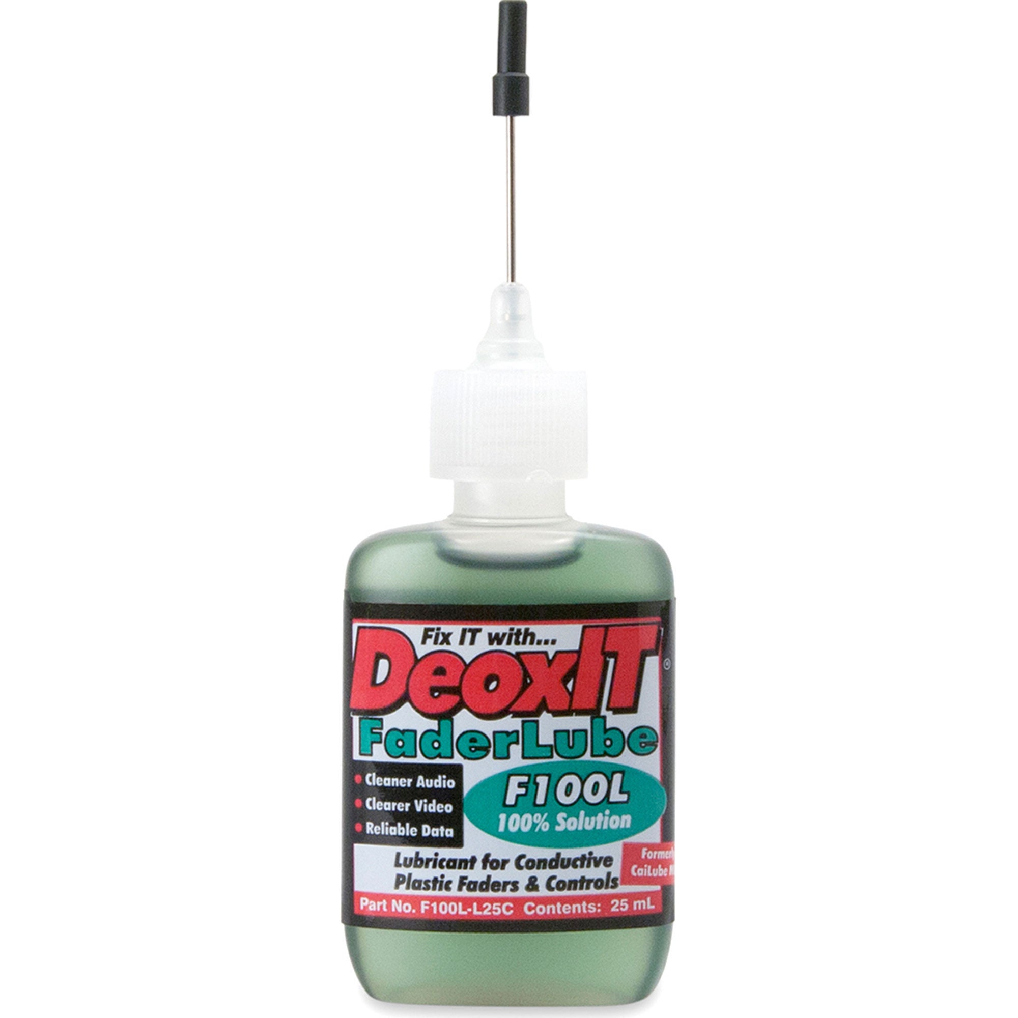 Hosa F100L-L25C CAIG DeoxIt Fader Lubricant with Needle Dropper (5 oz)