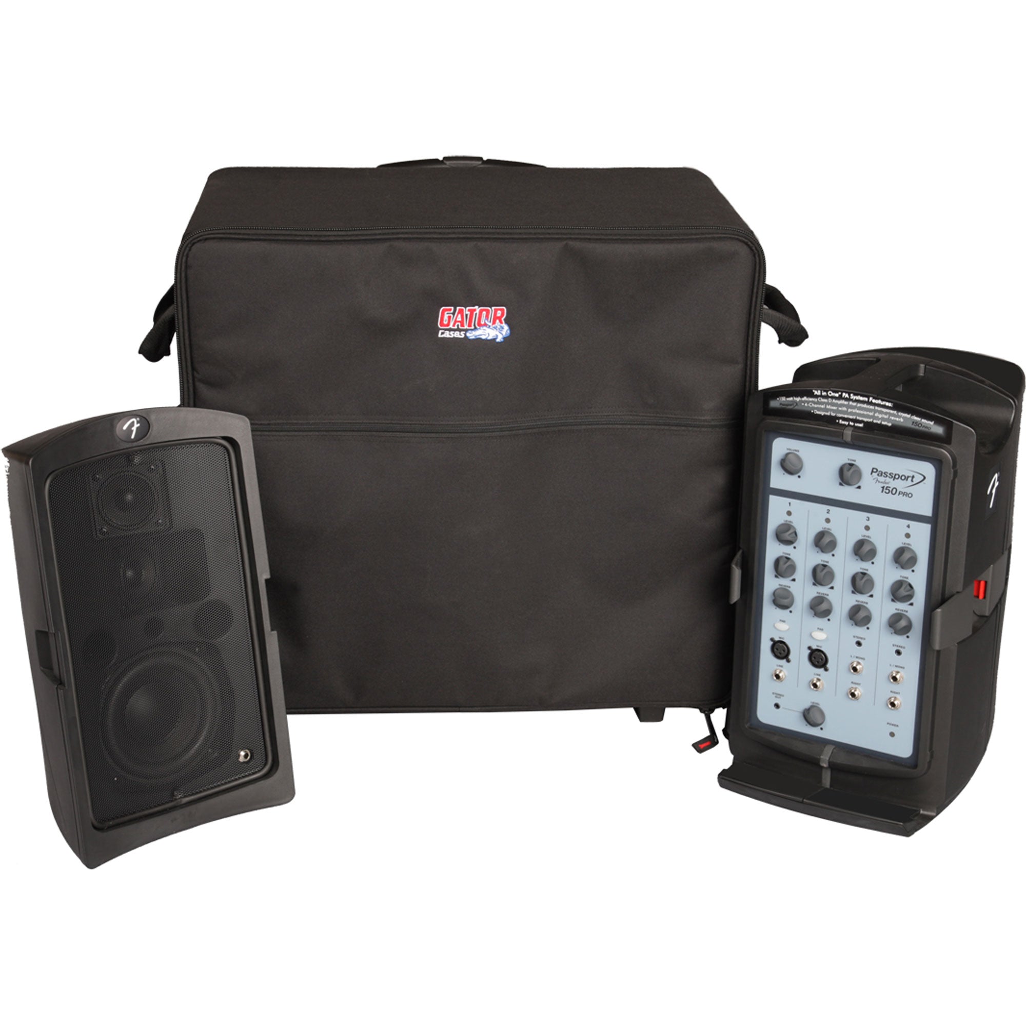 Gator Cases G-PA TRANSPORT-SM Small PA System Case