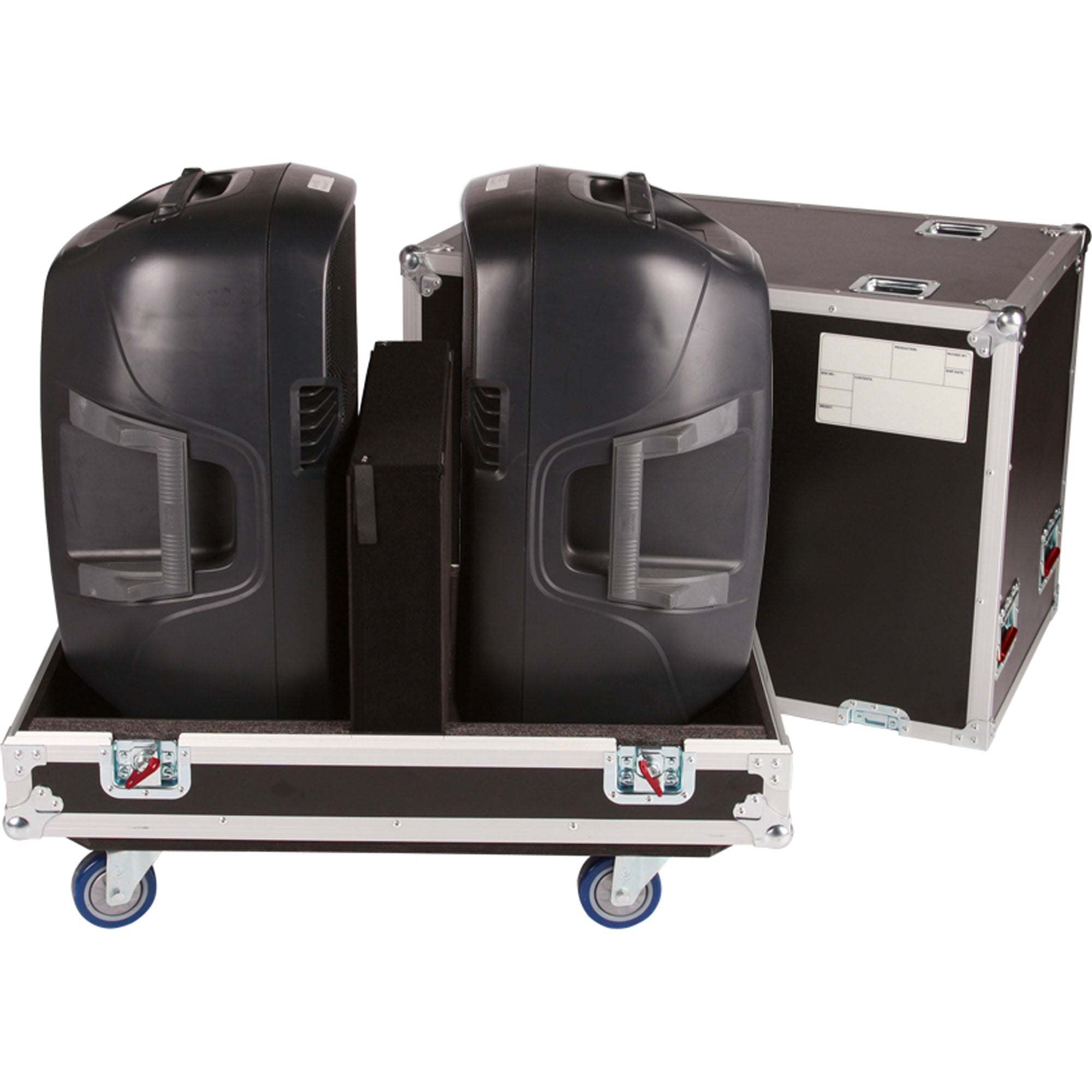 Gator Cases G-TOUR SPKR-215 Tour Style Transporter for Two 15" Speakers