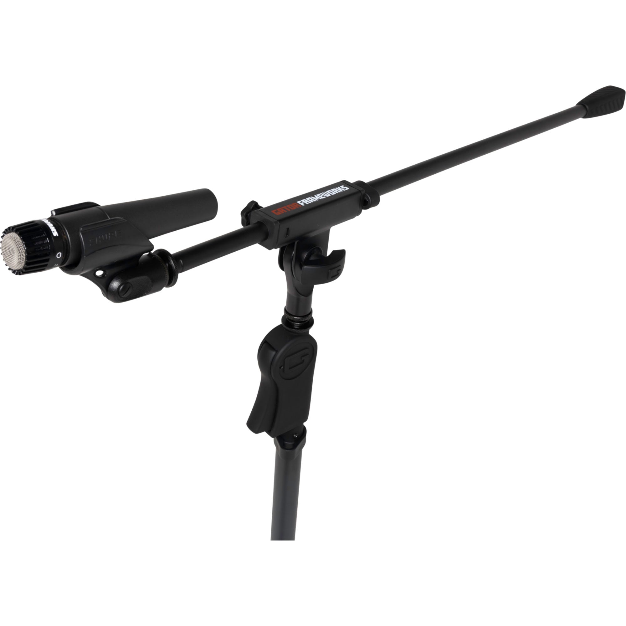 Gator Frameworks GFW-MIC-2110 Deluxe Tripod Mic Stand with Single Section Boom