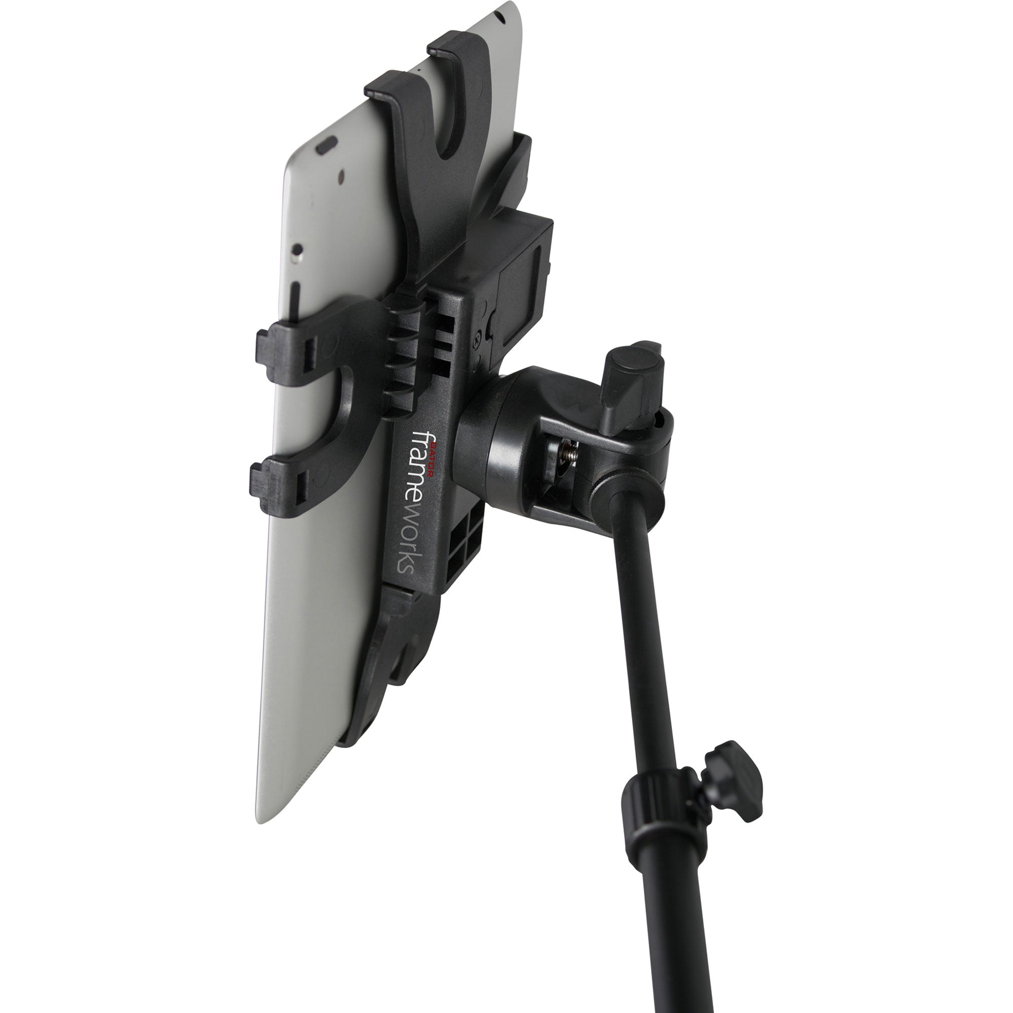 Gator Frameworks GFW-UTL-TBLTCLMP iPad Tablet Tray with Adjustable Clamp Mount