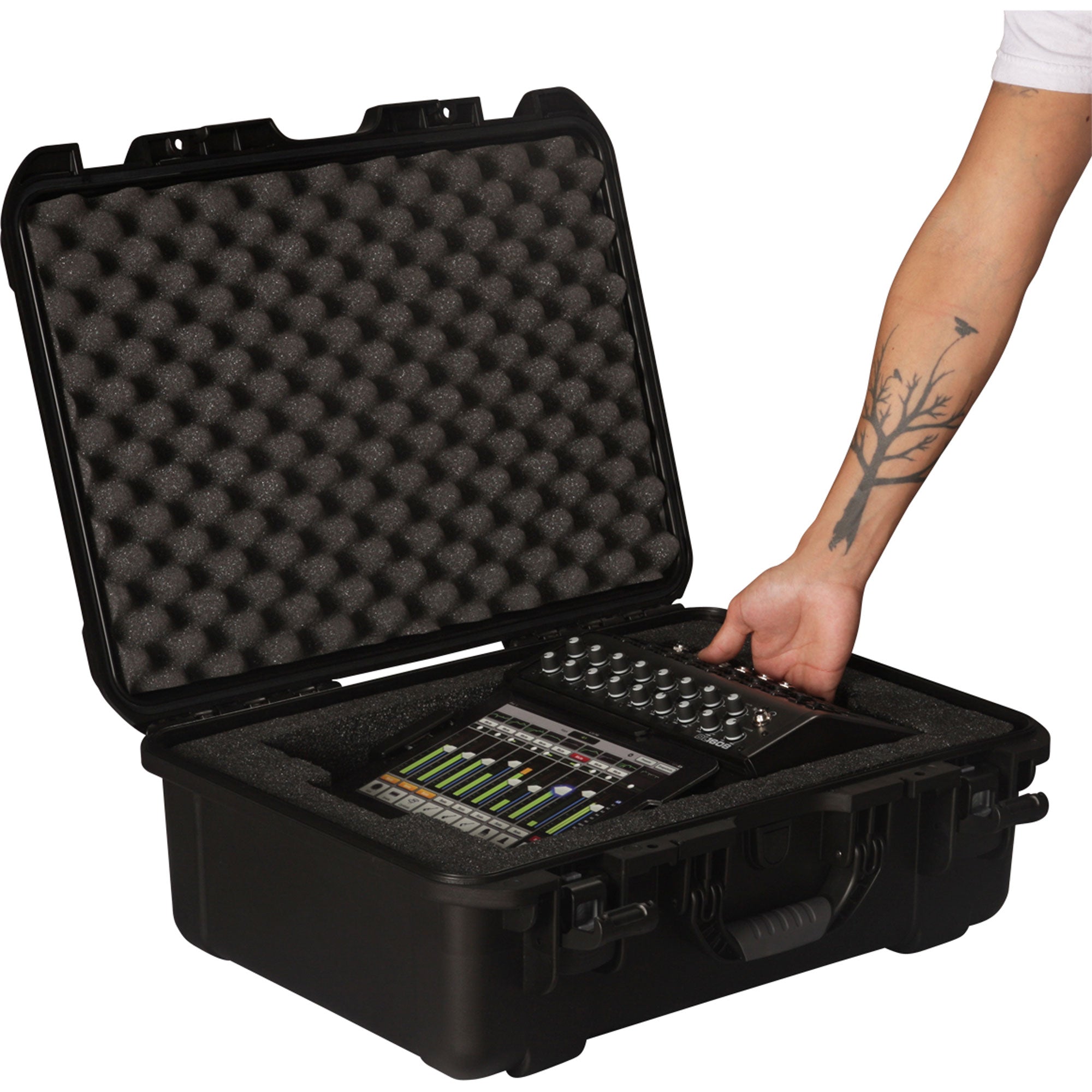 Gator Cases GMIX-DL1608-WP Waterproof Mackie DL1608 Mixer Case