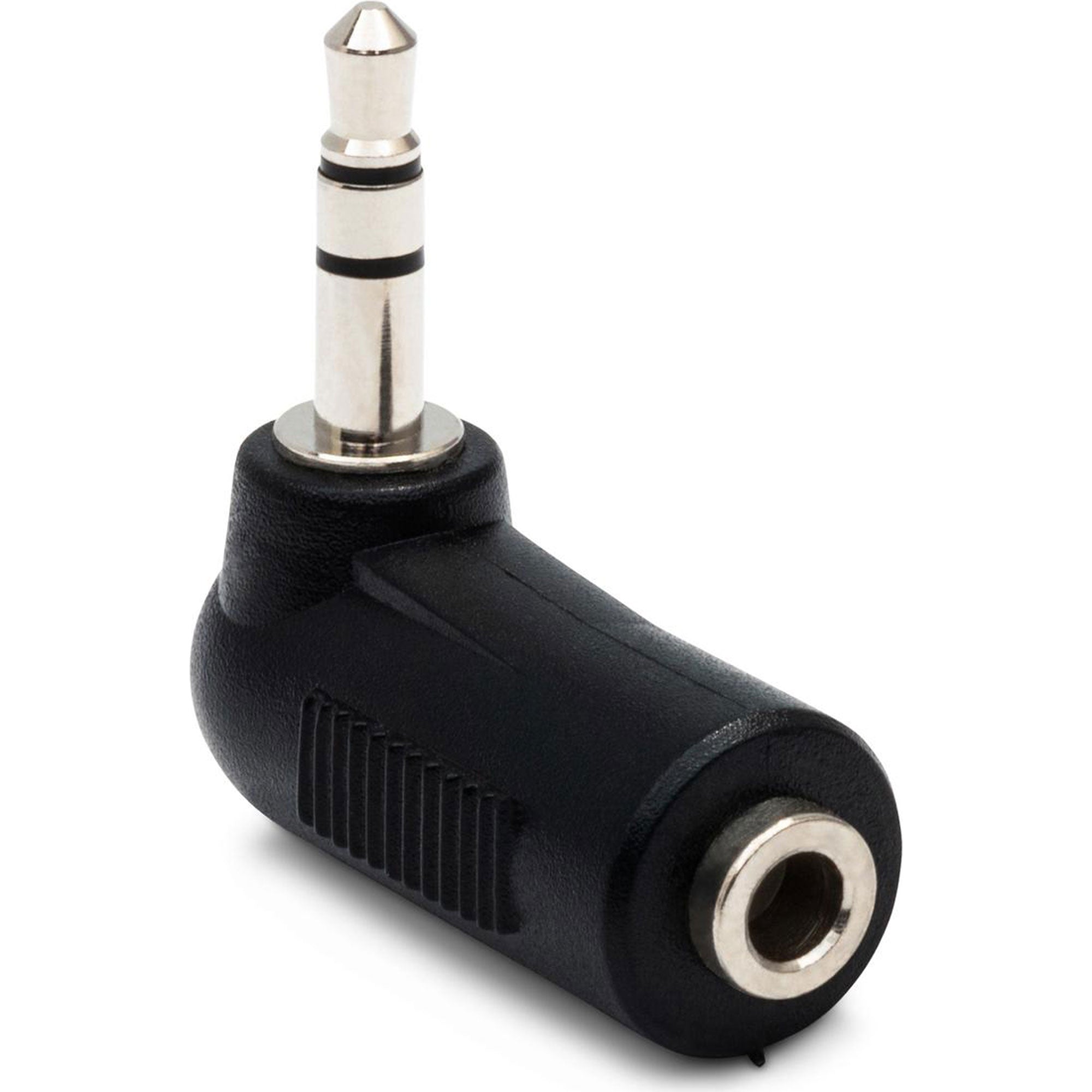 Hosa GMP-272 3.5mm TRS Female to 3.5mm TRS Male Right-Angle Adapter