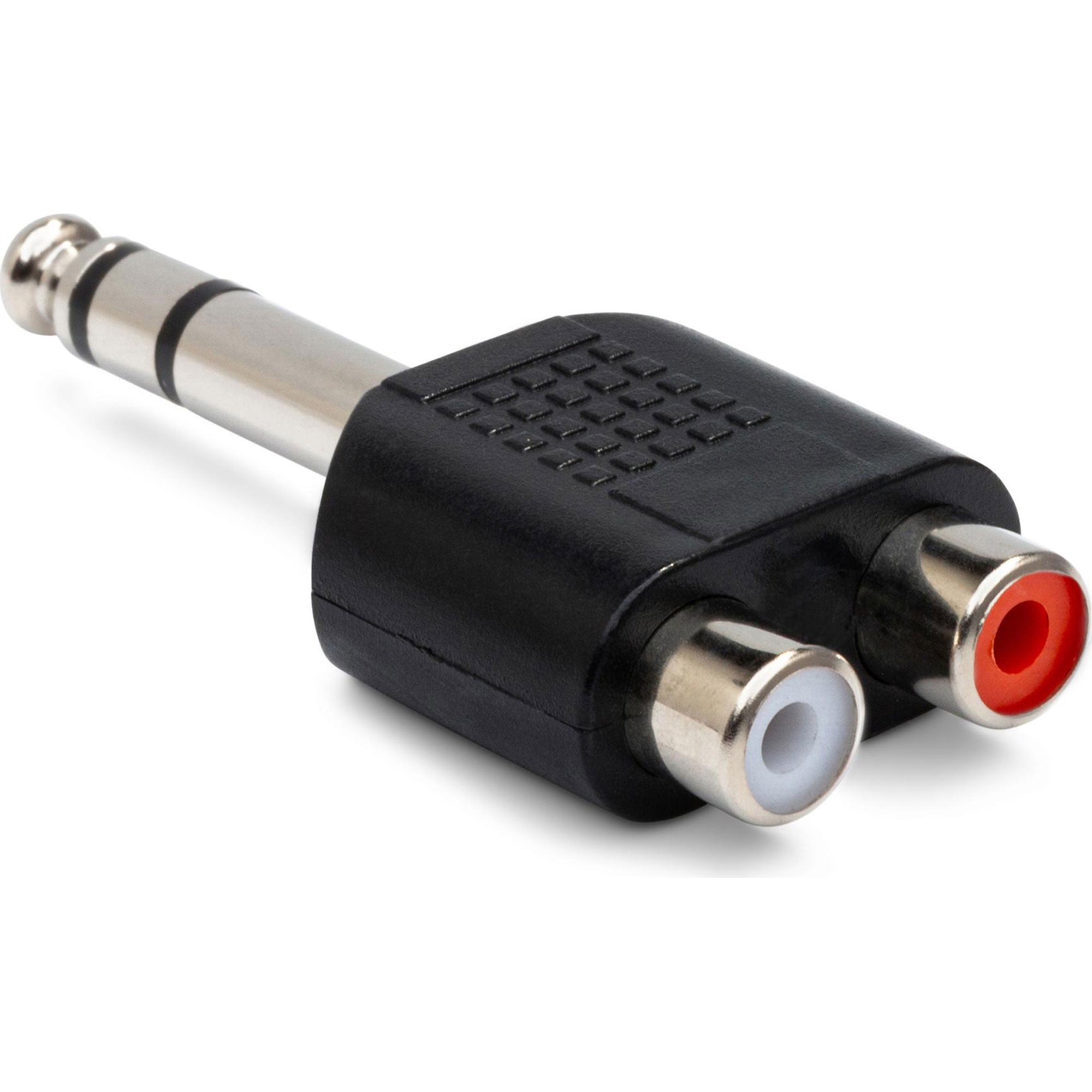 Hosa GPR-484 Dual RCA Female to 1/4" TRS Male Adapter