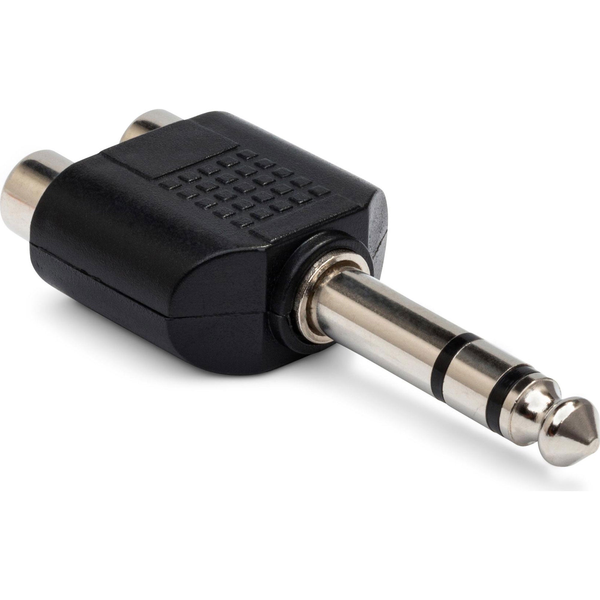 Hosa GPR-484 Dual RCA Female to 1/4" TRS Male Adapter