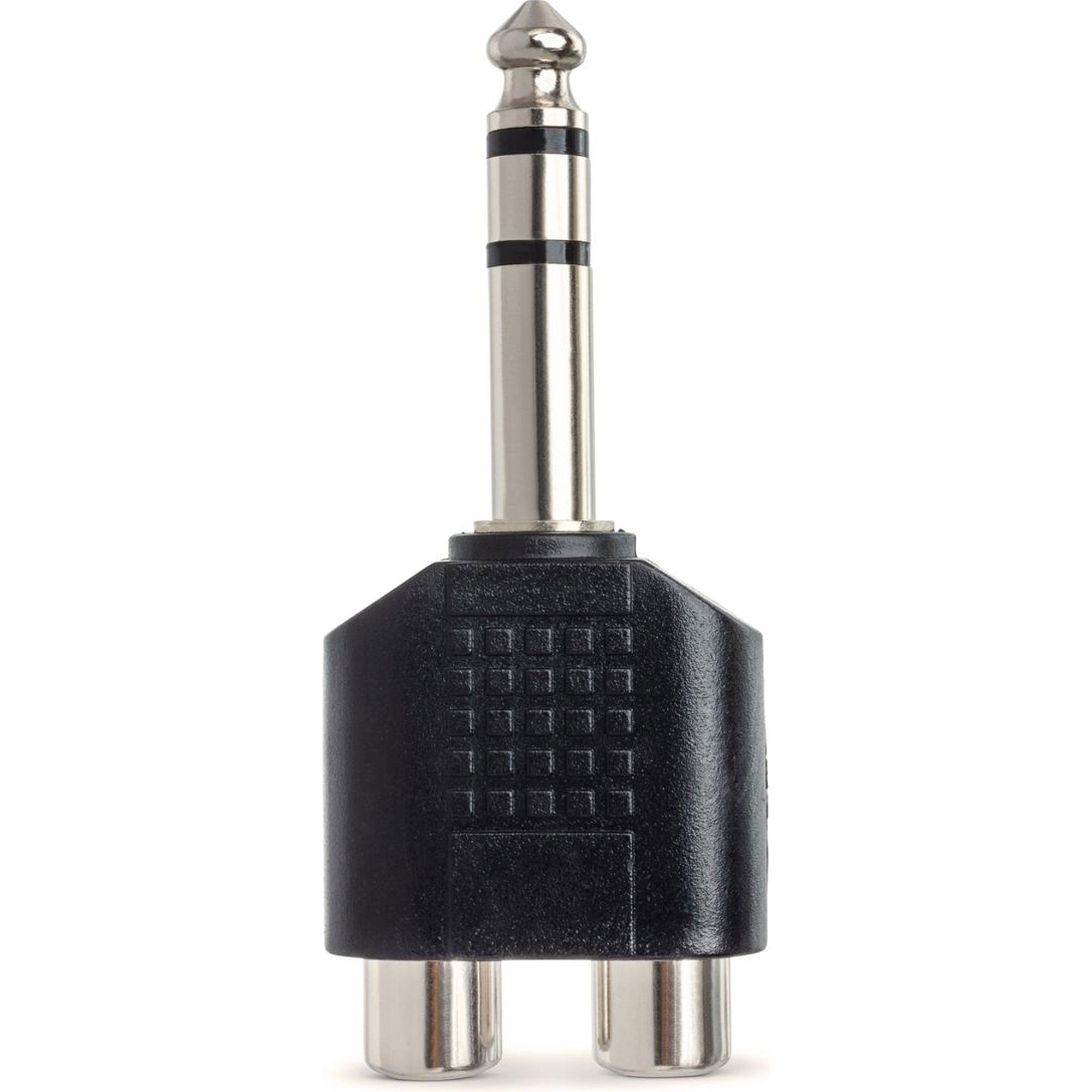 Hosa GPR-484 Dual RCA Female to 1/4" TRS Male Adapter