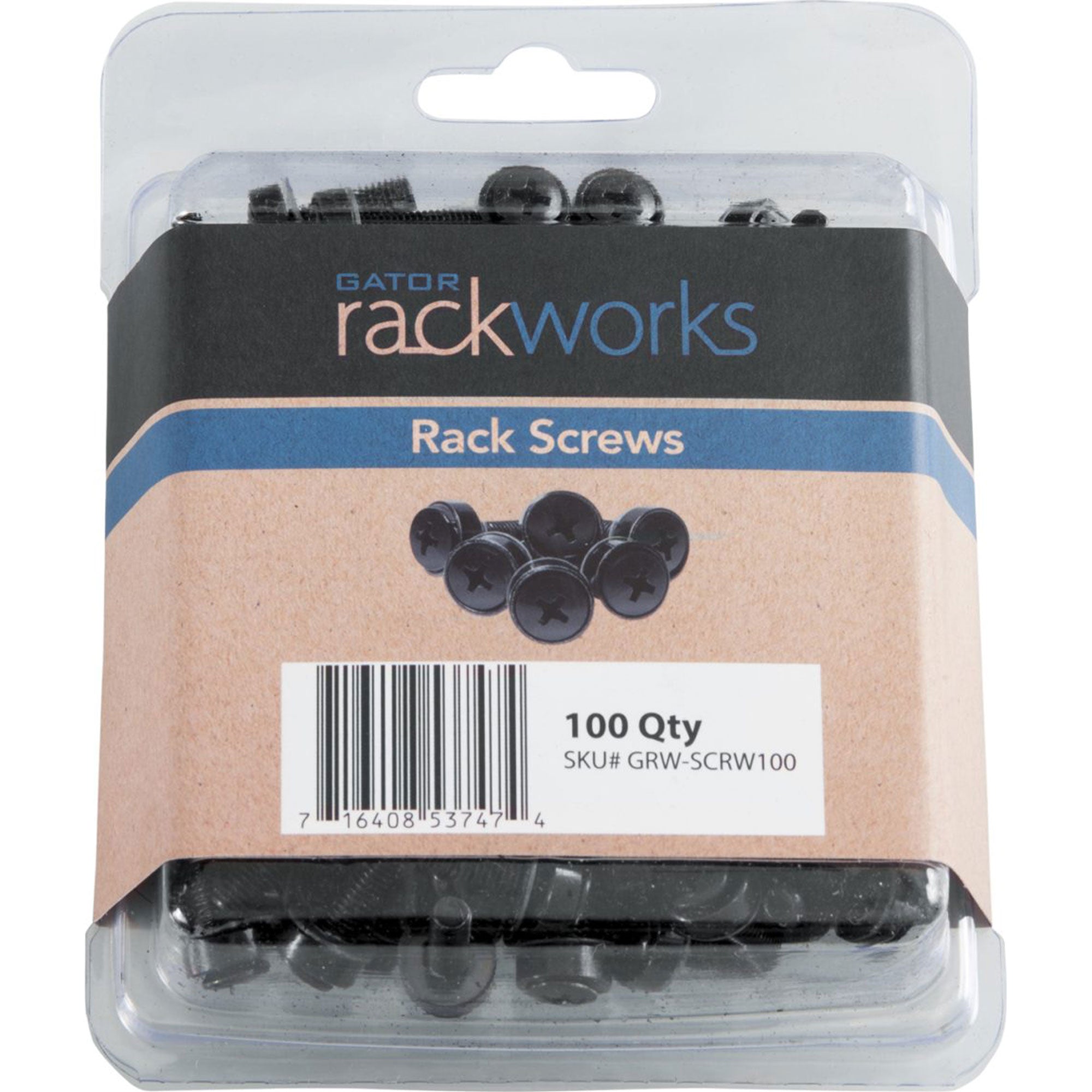 Gator Rackworks GRW-SCRW100 Rack Screws (100 Pack)