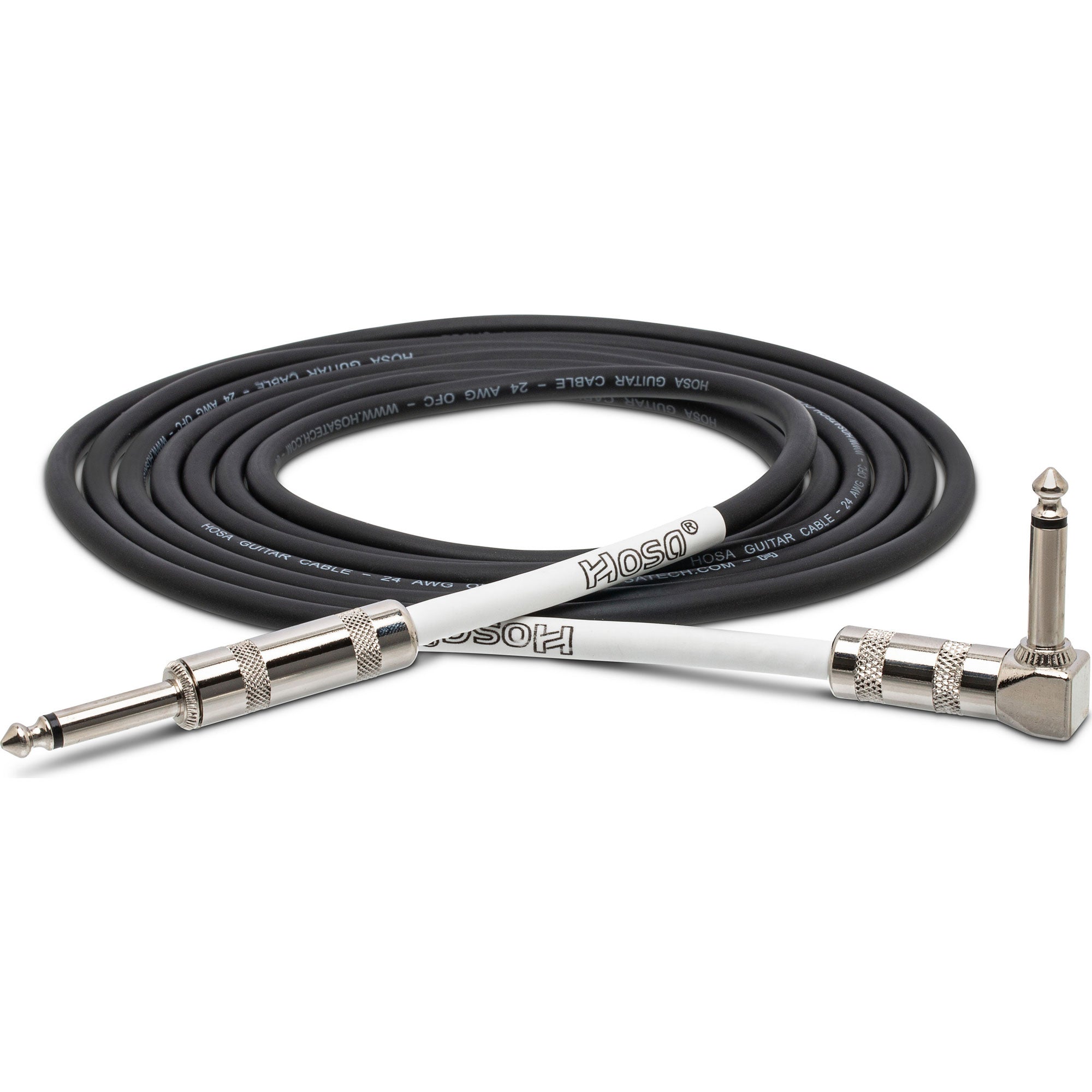 Hosa GTR-220R Right-Angle Guitar Cable (20')