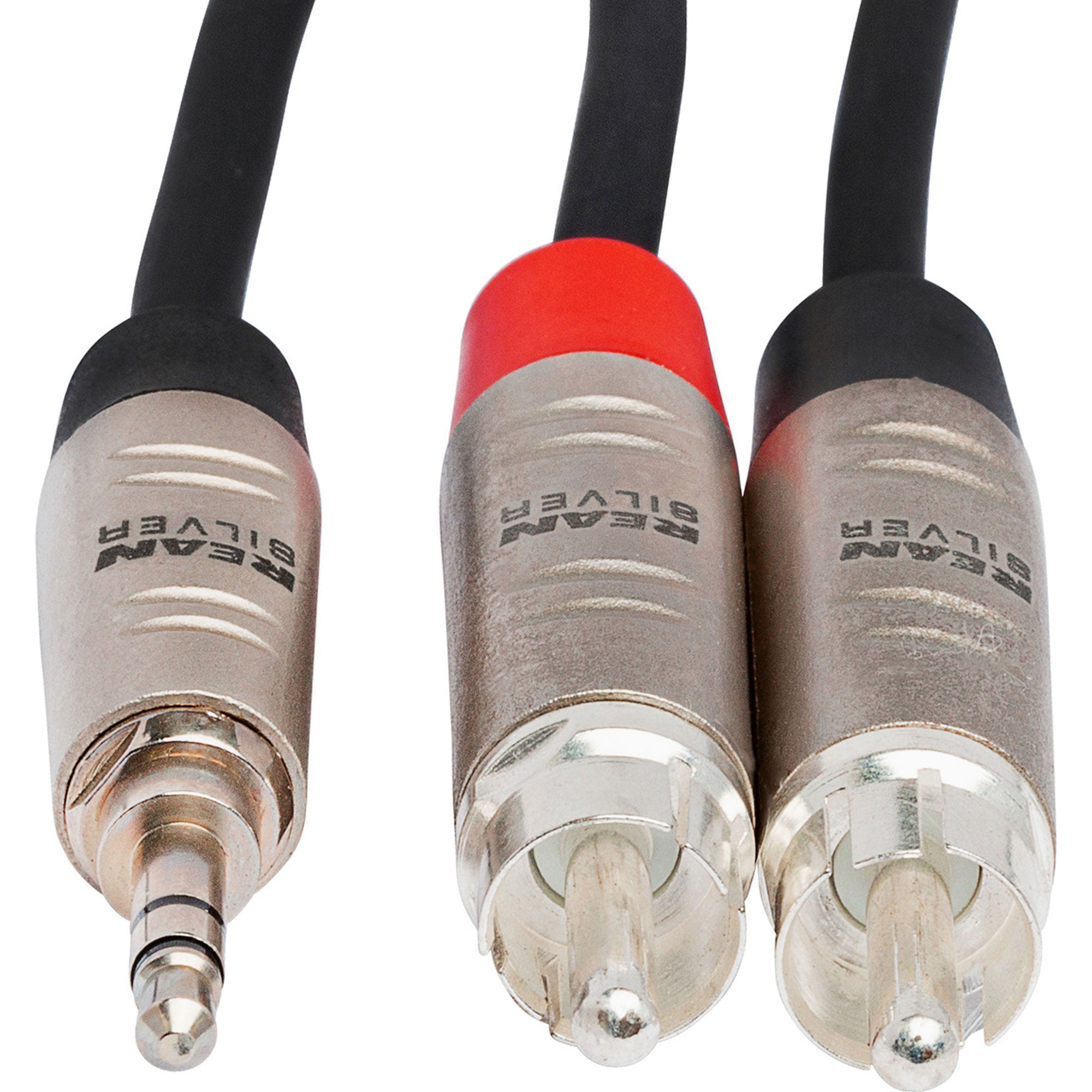 Hosa HMR-006Y REAN 3.5mm TRS to Dual RCA Pro Stereo Breakout Cable (6')