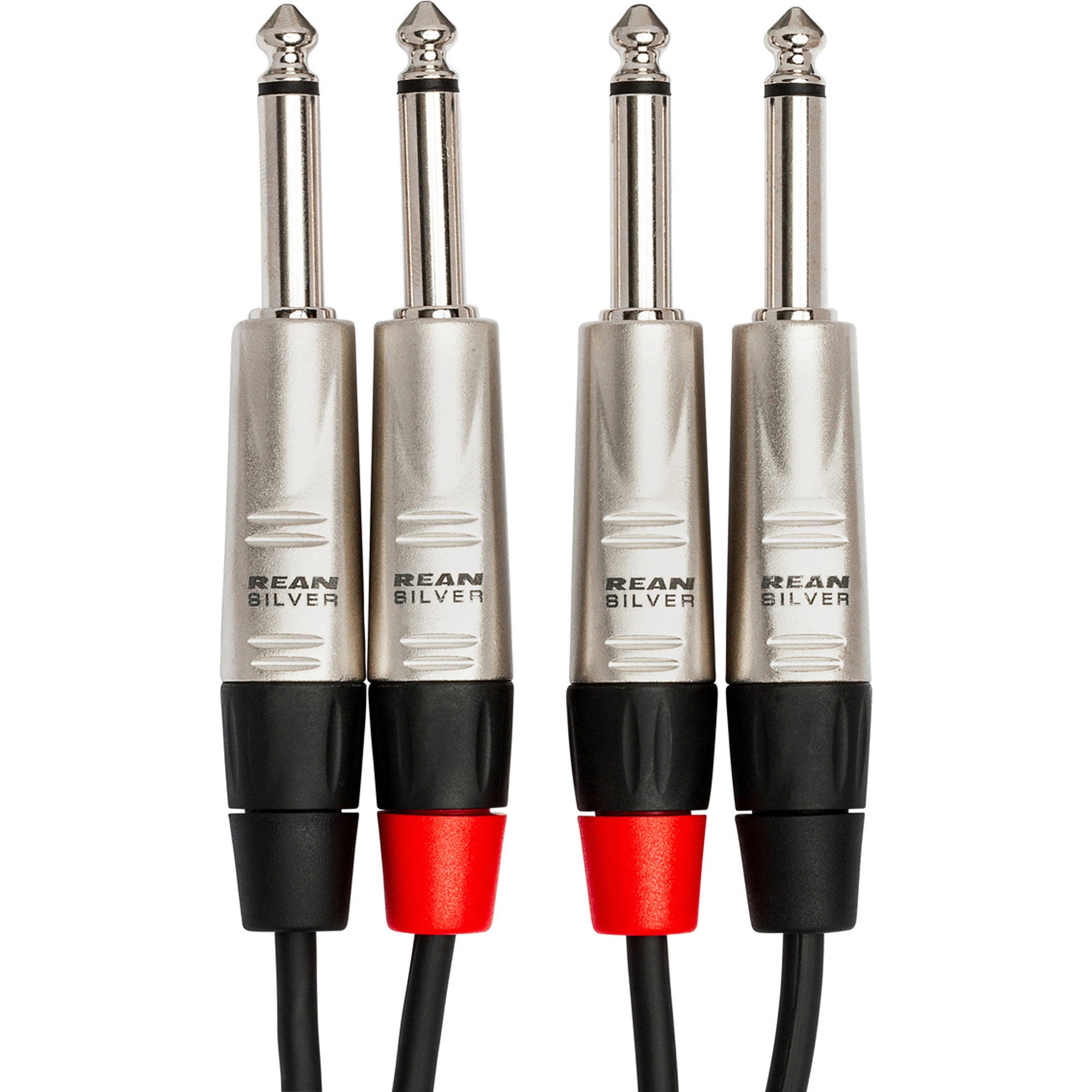 Hosa HPP-001.5X2 REAN Dual 1/4" TS to Dual 1/4" TS Pro Stereo Interconnect Cable (1.5')