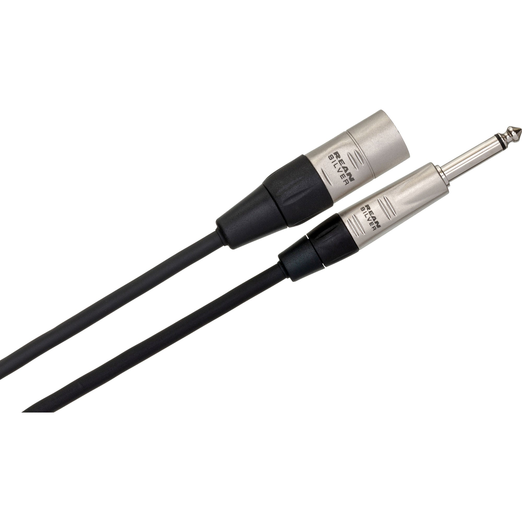 Hosa HPX-015 REAN 1/4" TS to XLR Male Pro Unbalanced Interconnect Cable (15')