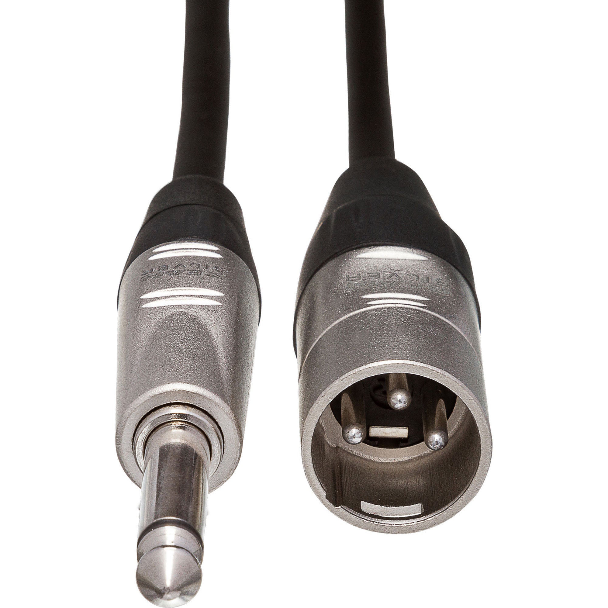 Hosa HPX-015 REAN 1/4" TS to XLR Male Pro Unbalanced Interconnect Cable (15')