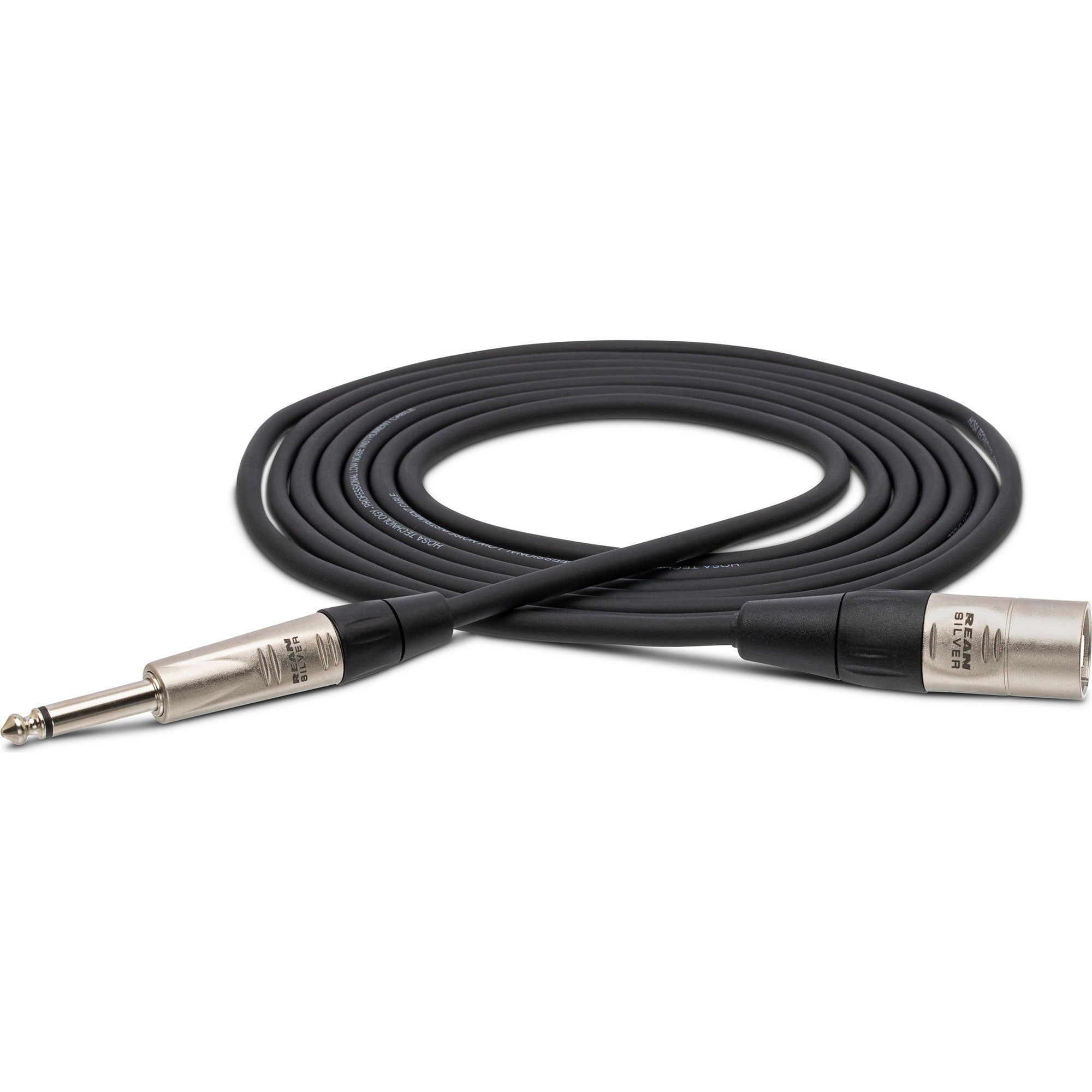 Hosa HPX-015 REAN 1/4" TS to XLR Male Pro Unbalanced Interconnect Cable (15')