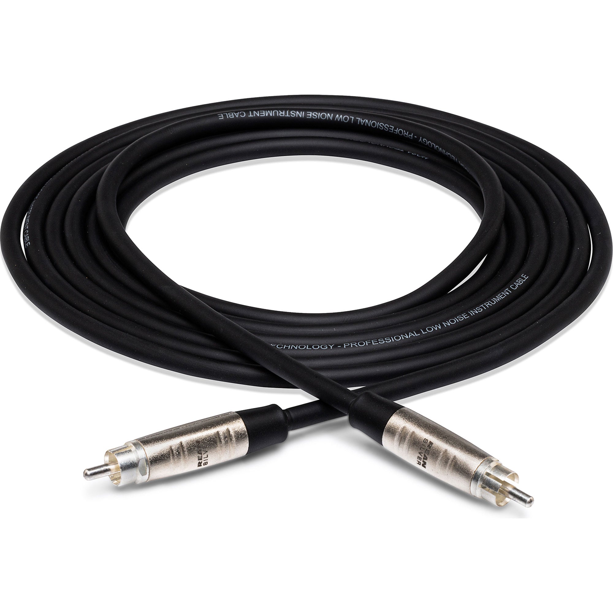 Hosa HRR-100 REAN RCA to RCA Pro Unbalanced Interconnect Cable (100')