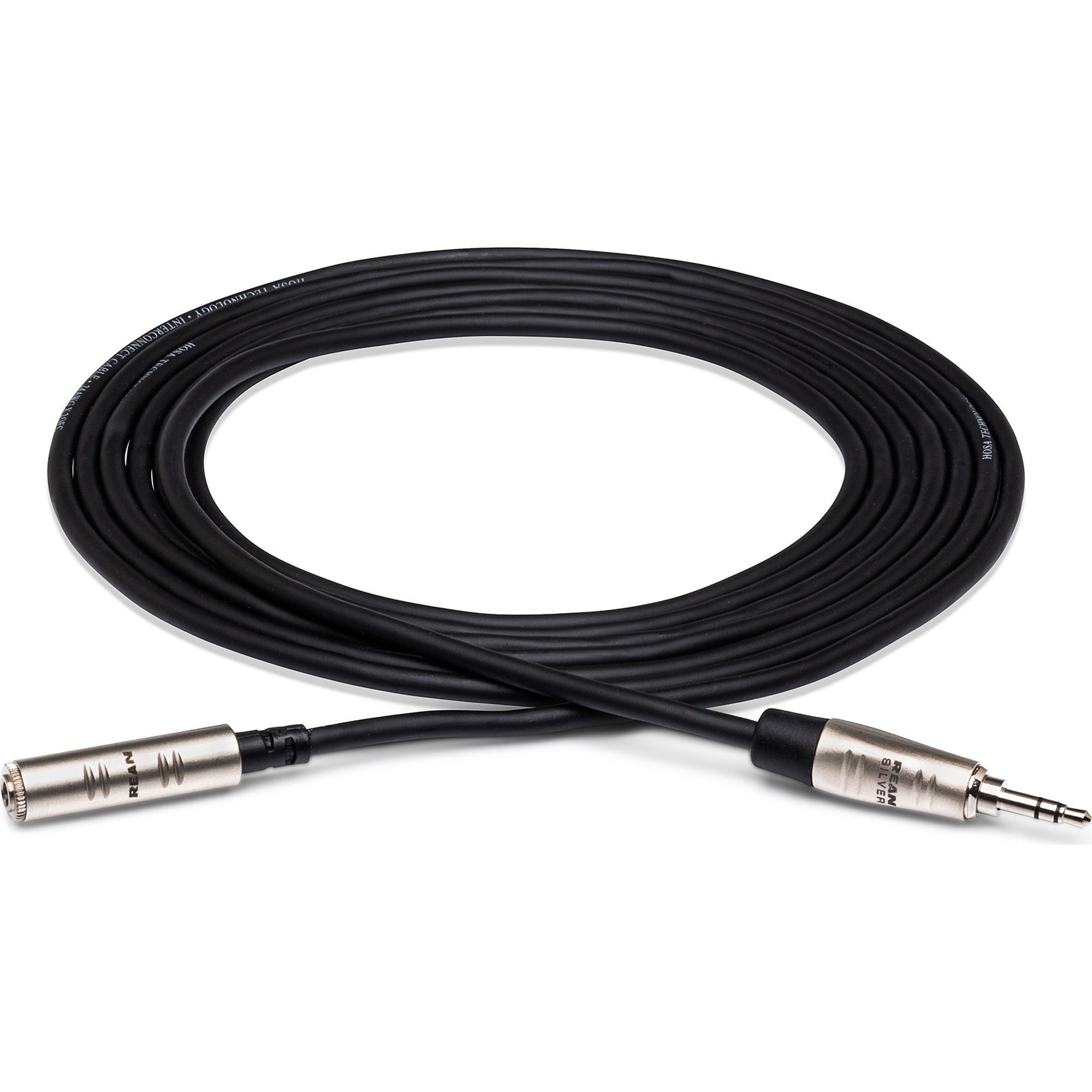 Hosa HXMM-010 REAN 3.5mm TRS Female to 3.5mm TRS Male Pro Headphone Extension Cable (10')