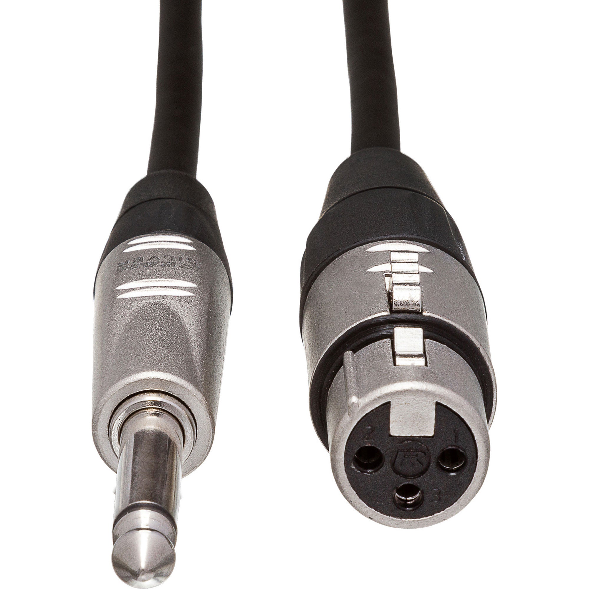 Hosa HXP-003 REAN XLR3F to 1/4" TS Pro Unbalanced Interconnect Cable (3')