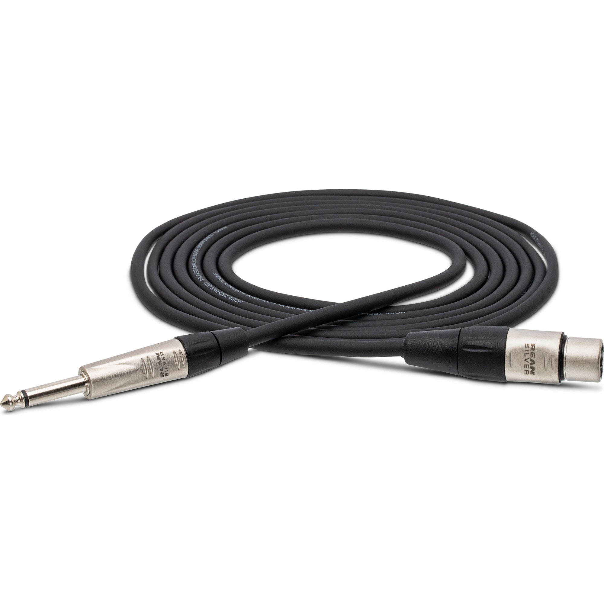 Hosa HXP-010 REAN XLR3F to 1/4" TS Pro Unbalanced Interconnect Cable (10')