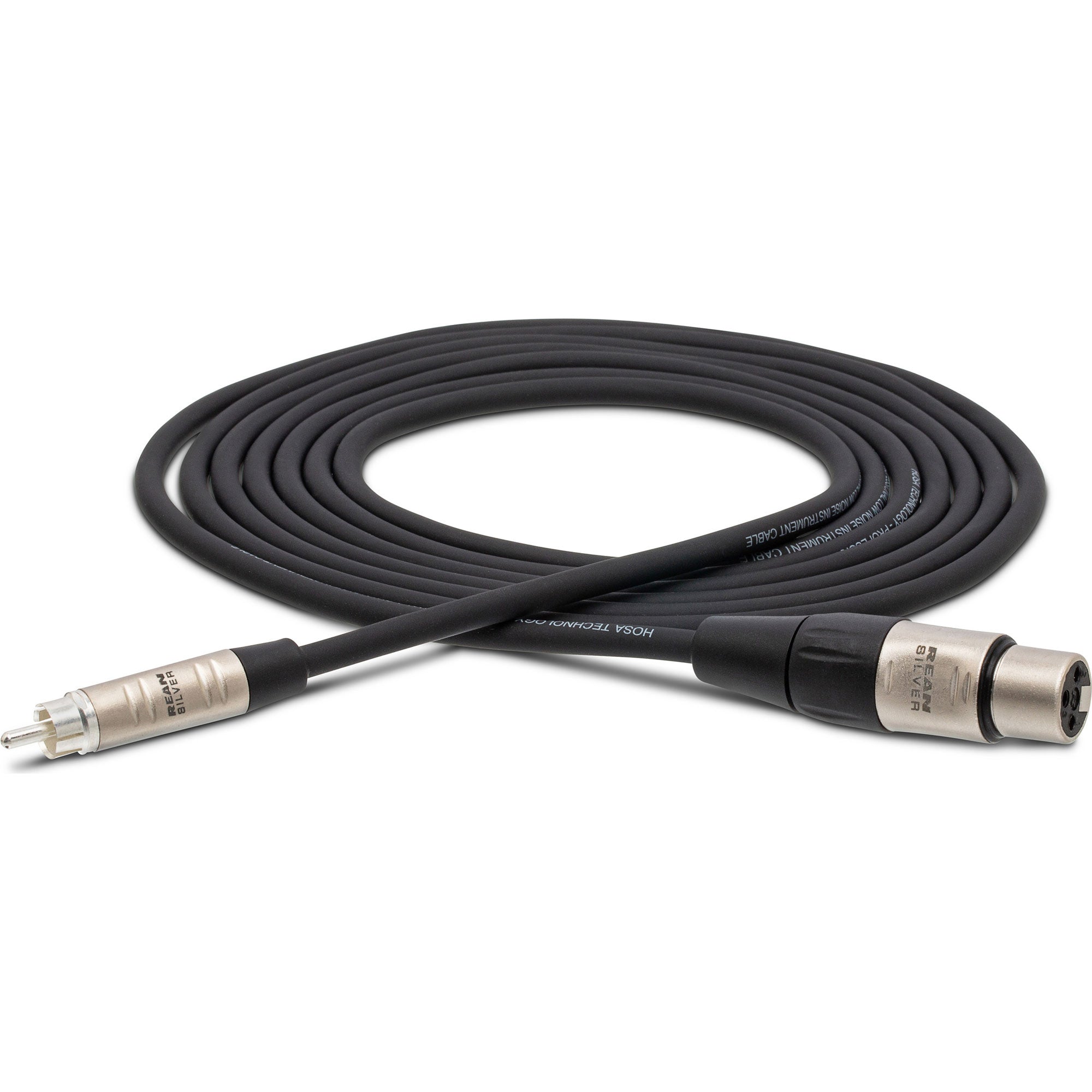 Hosa HXR-005 REAN XLR3F to RCA Pro Unbalanced Interconnect Cable (5')