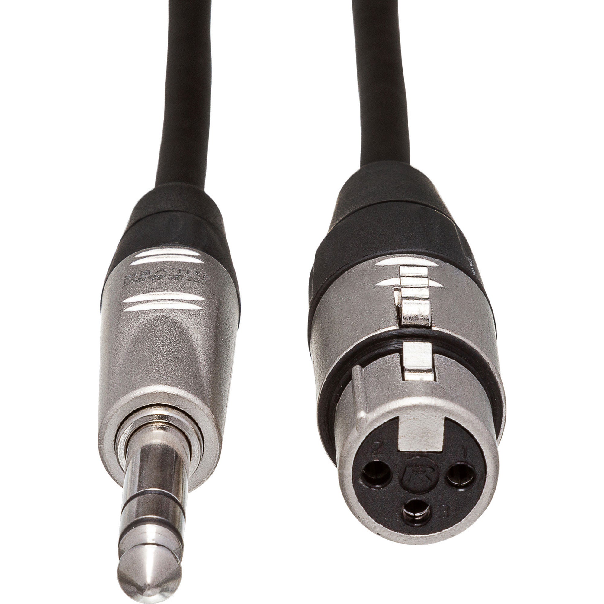 Hosa HXS-015 REAN XLR3F to 1/4" TRS Pro Balanced Interconnect Cable (15')