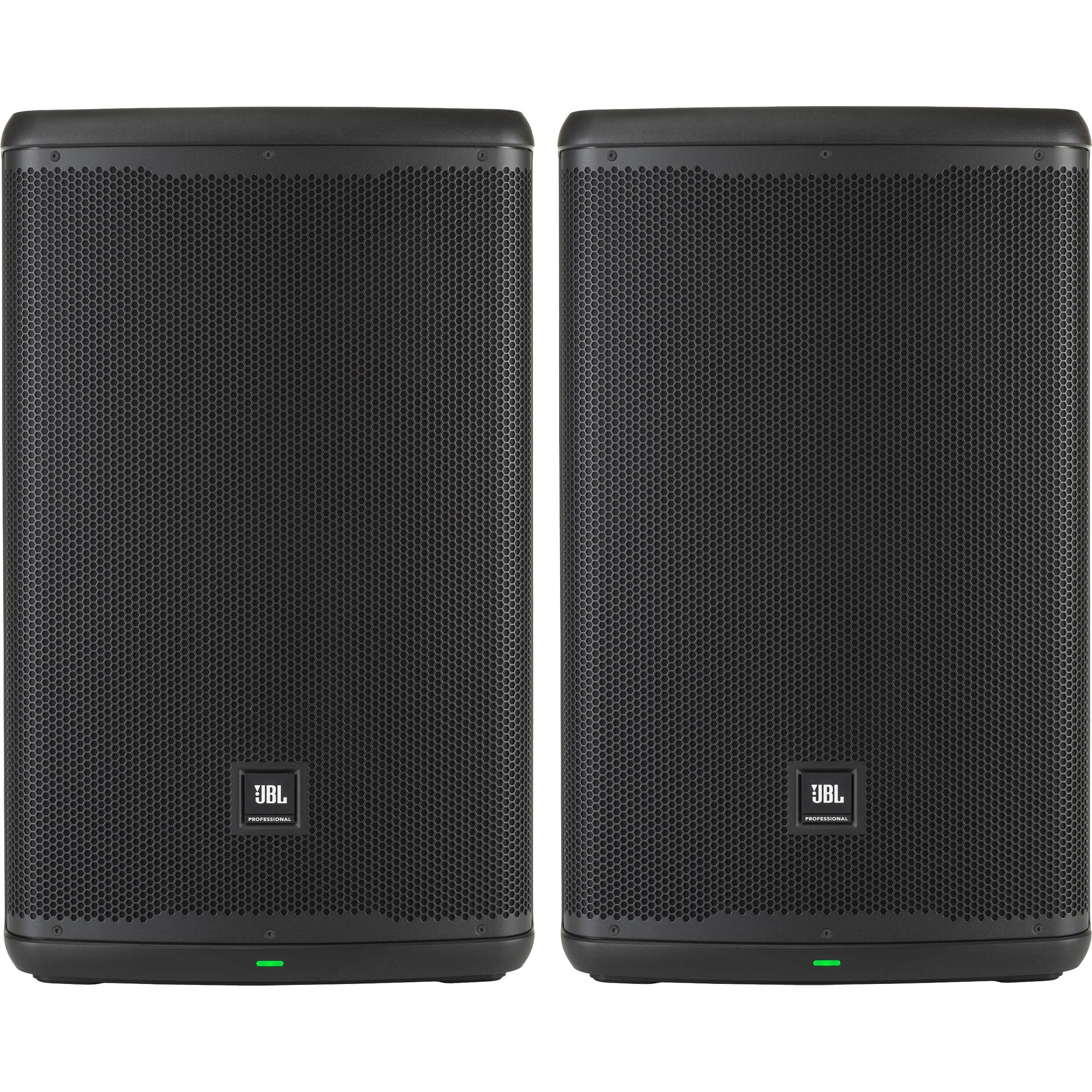 JBL EON715 Two-Way 15" 1300W Powered Portable PA Speaker with Bluetooth and DSP (Pair)