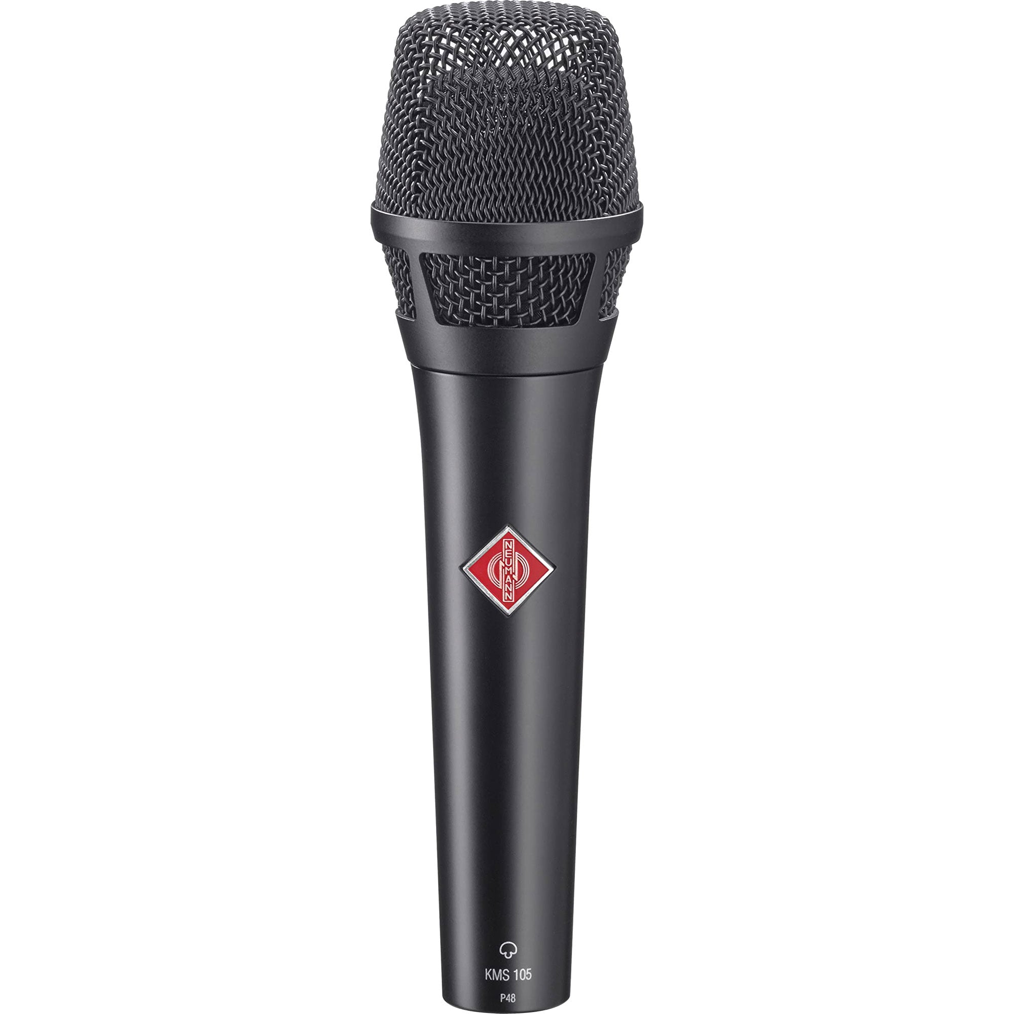 Neumann KMS 105 Supercardioid Condenser Handheld Microphone with FREE 20' XLR Cable (Black)