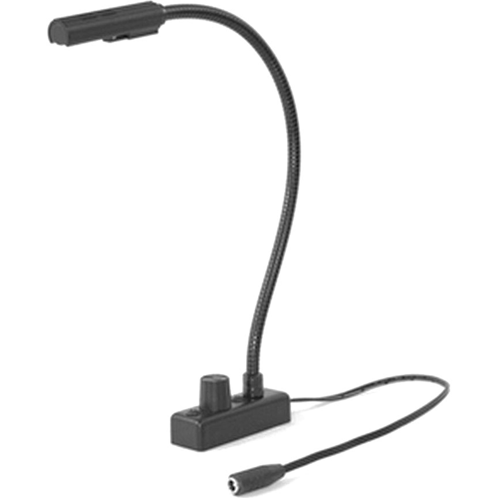 Littlite L-18E-LED-BLUE Gooseneck LED Lampset with Blue/White Light & Euro Power Supply (18")