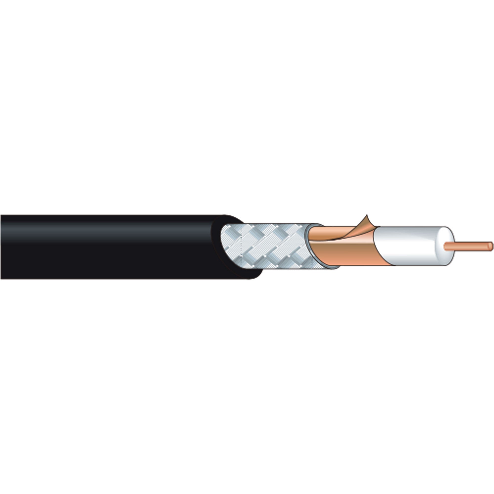 Canare L-3.3CUHD 75 Ohm Coaxial Cable for 12G-SDI 12G-SDI UHD Video (Black, 328'/100m Spool)