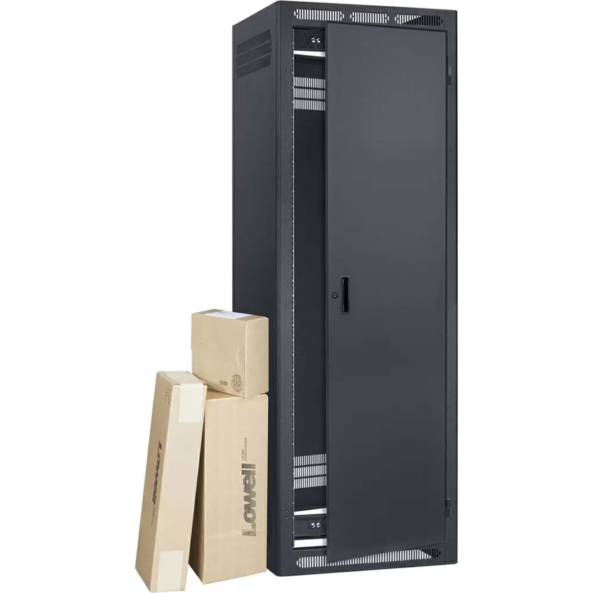 Lowell LER-3527-BAV Enclosed Rack with Accessory Bundle (35U, 27" Deep)