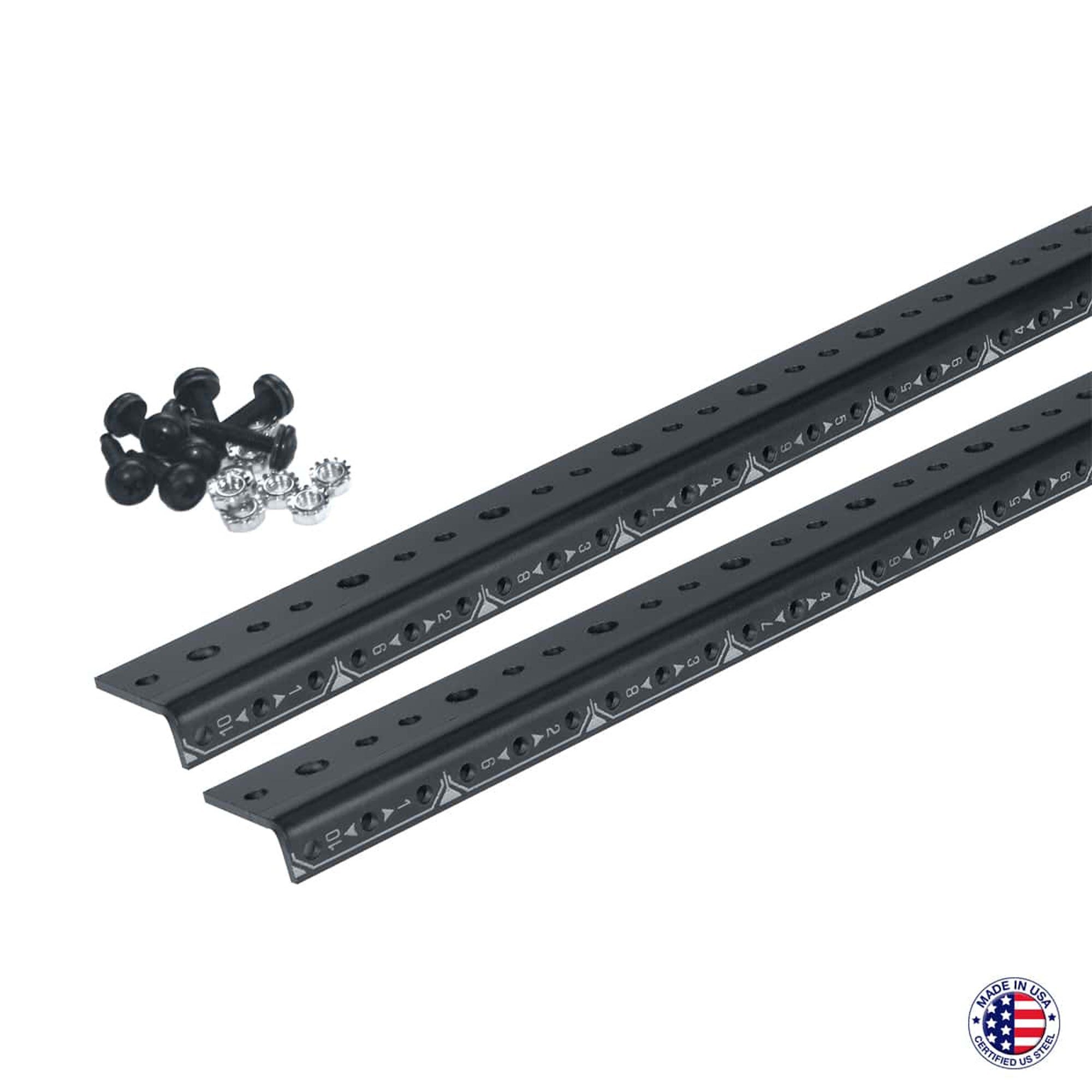 Lowell LLR-RRT-12 Rails for LLR Series Racks (12U)