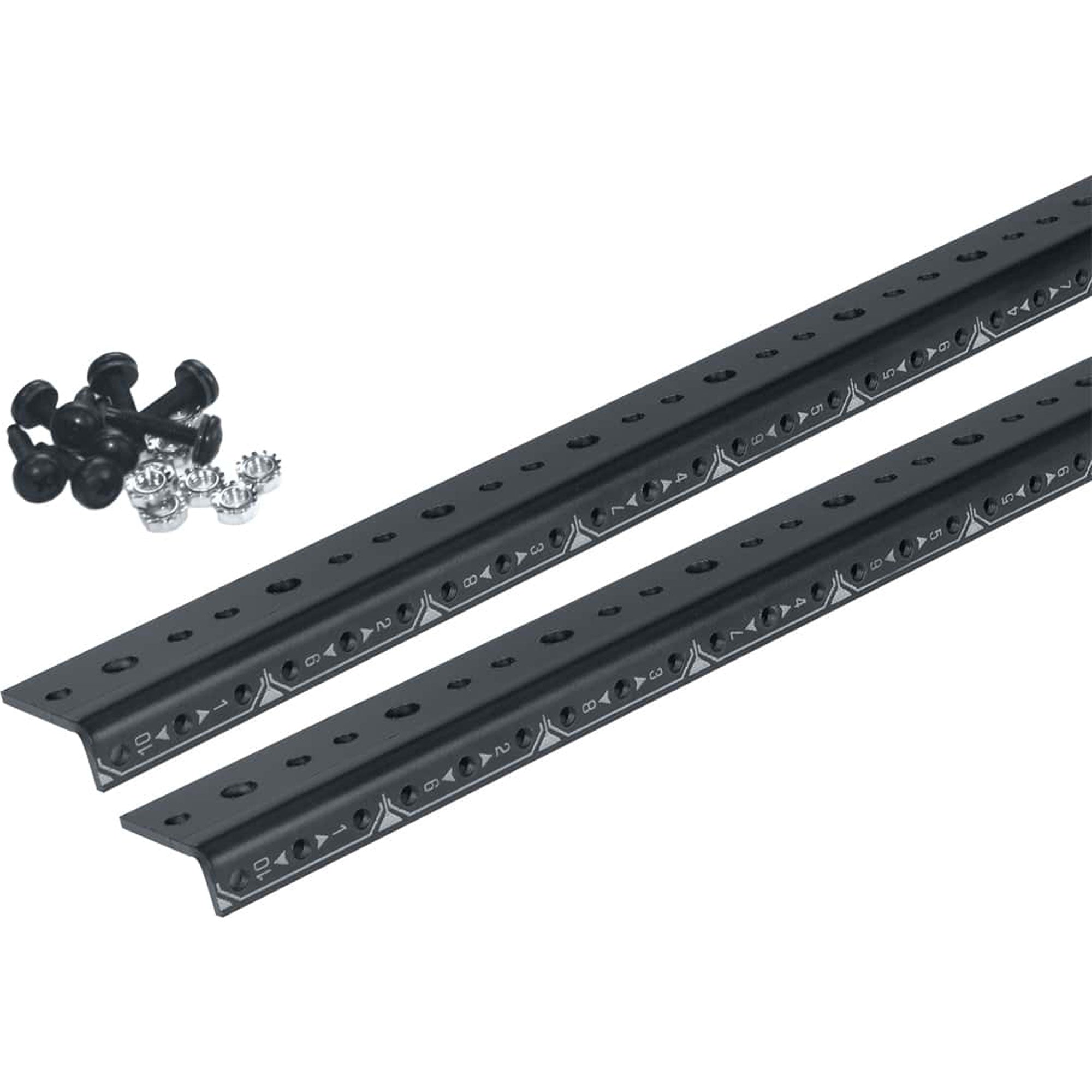 Lowell LLR-RRT-12 Rails for LLR Series Racks (12U)