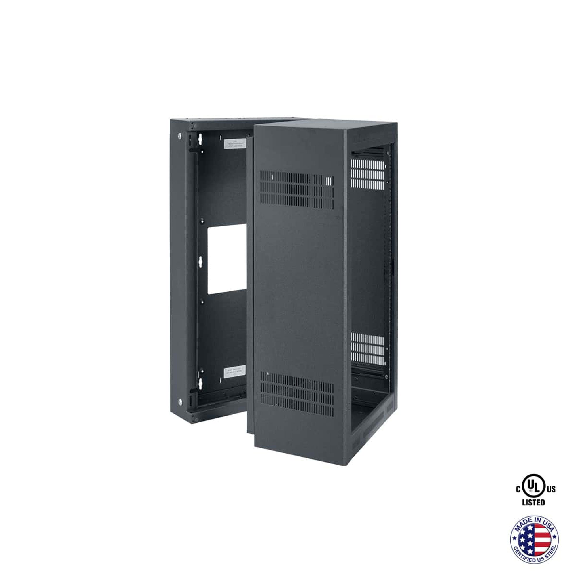 Lowell LWR-2119 19" 21U Wall Mount Rack