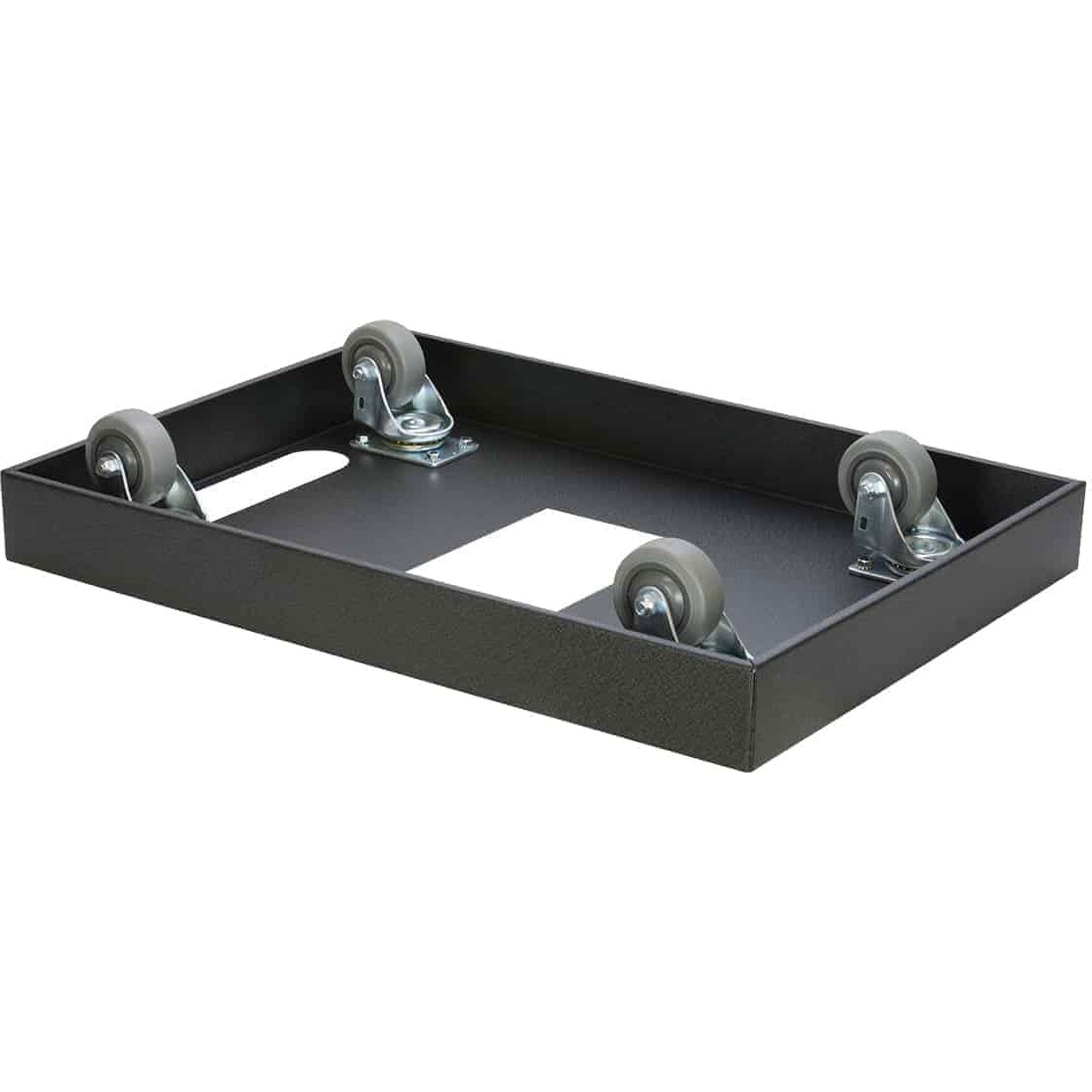 Lowell LXR-MB21F Mobile Base for Slim Racks with Fine-Floor Casters (21" Deep)