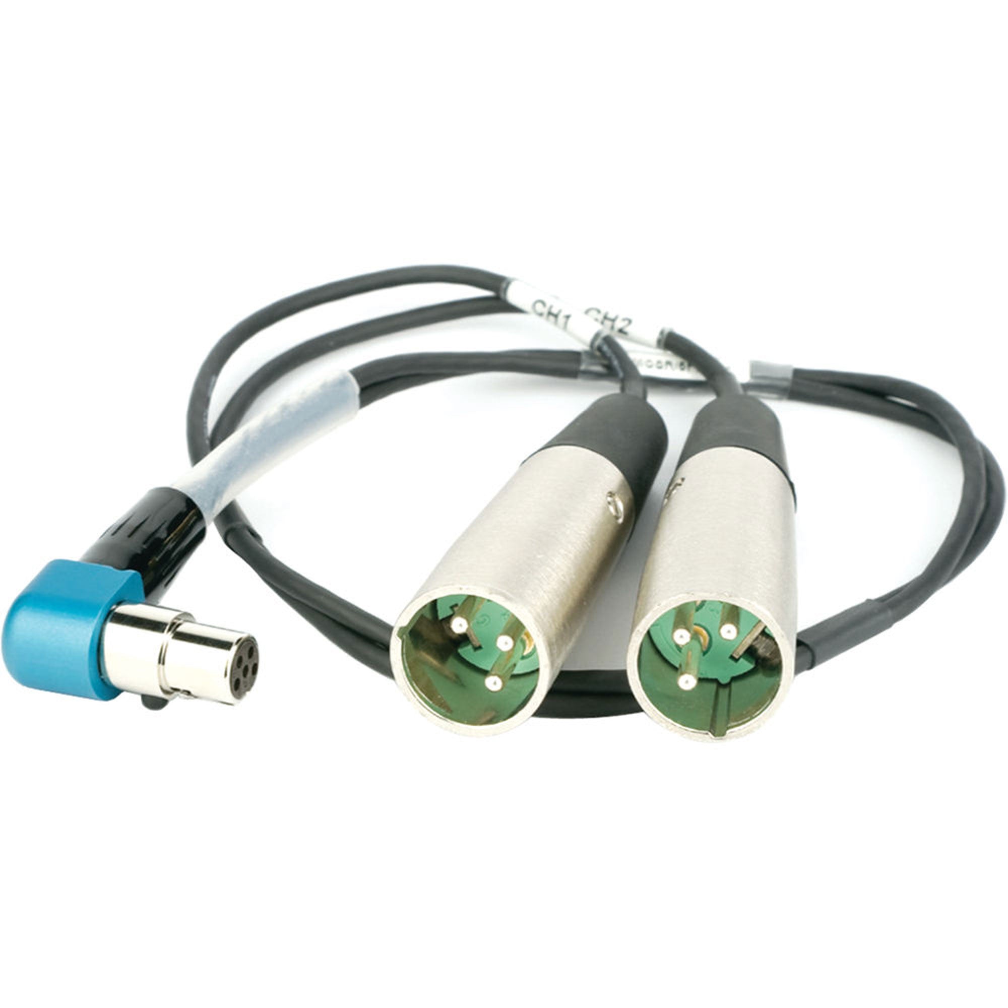 Lectrosonics MCSR/5PXLR2 Right-Angle TA5F to Dual XLRM Cable