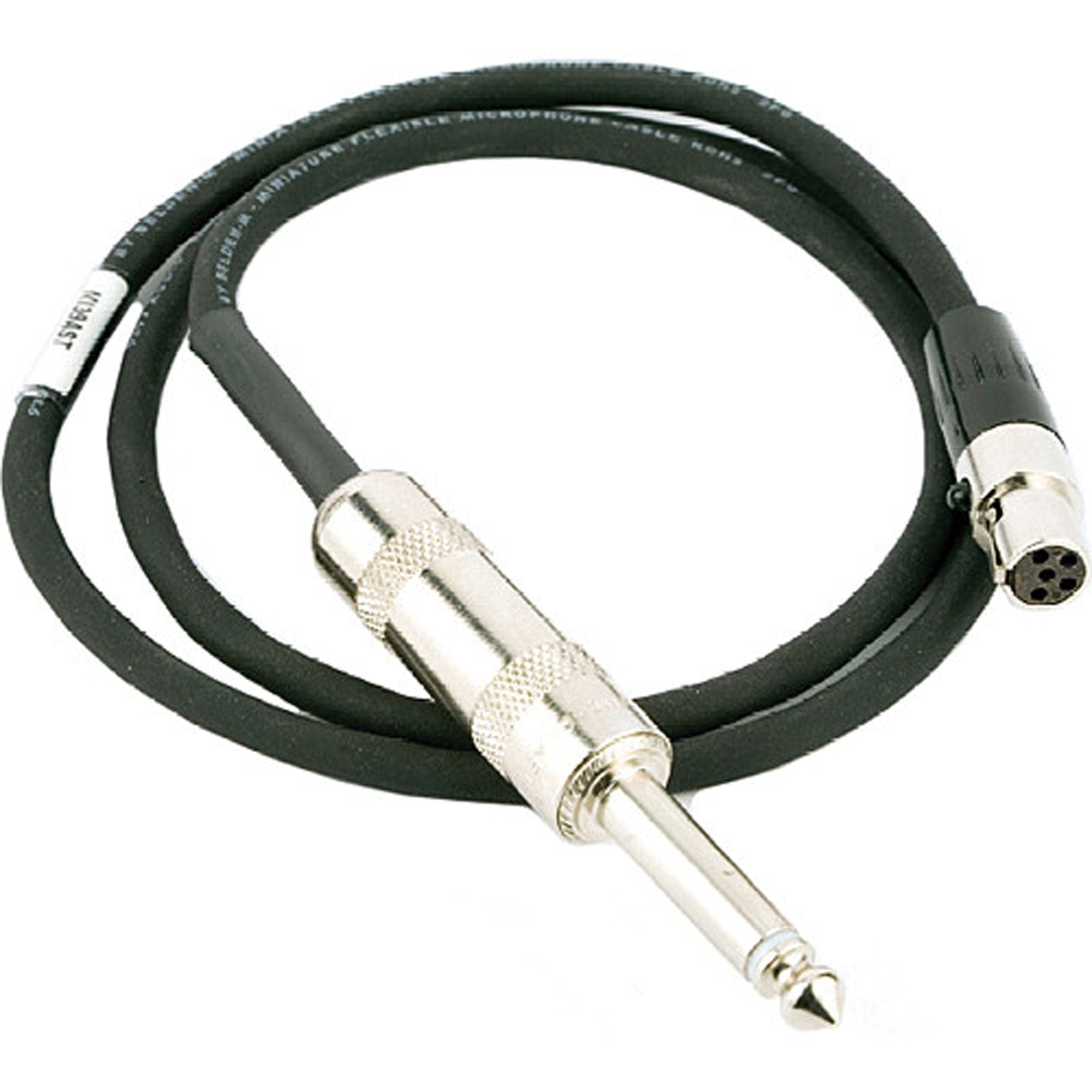 Lectrosonics MI39AST Musical Instrument Cable, 1/4" Straight Phone Plug to TA5F