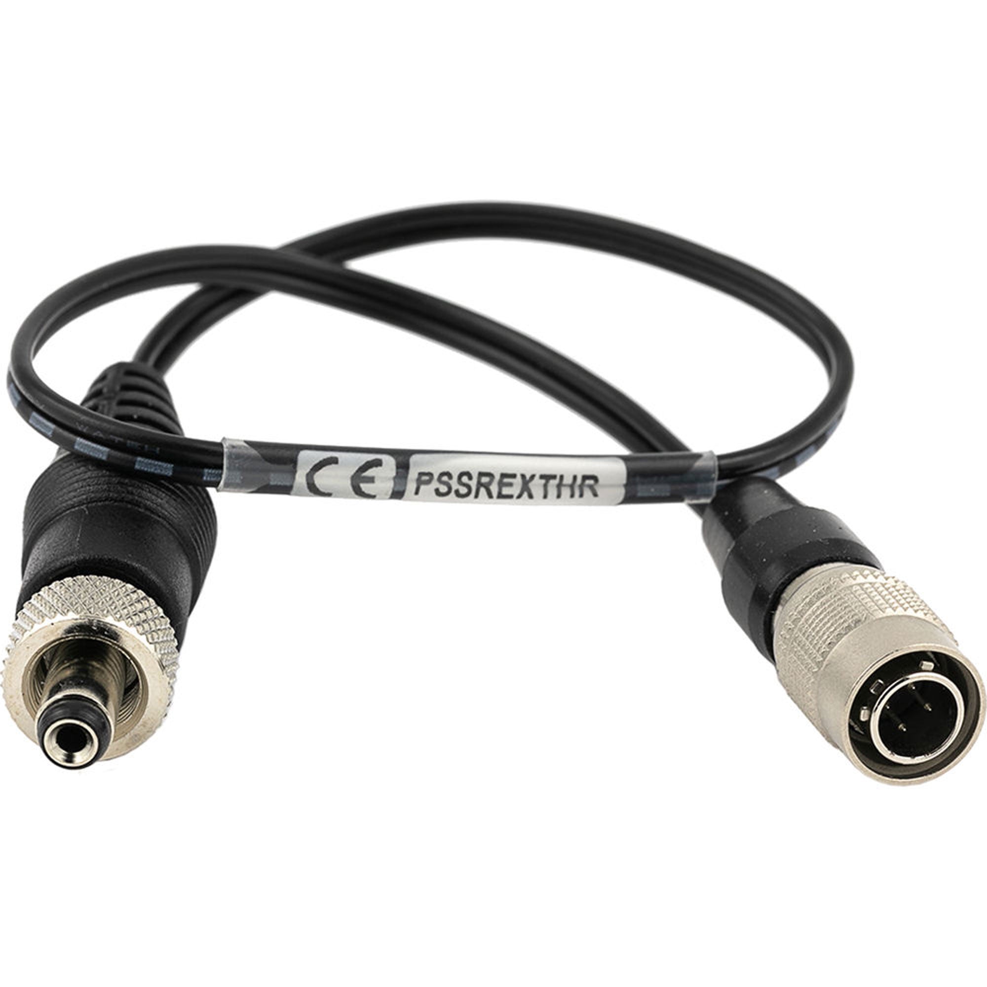 Lectrosonics PSSREXTHR Power Cable Hirose 4-Pin to LZR Locking Plug (12")