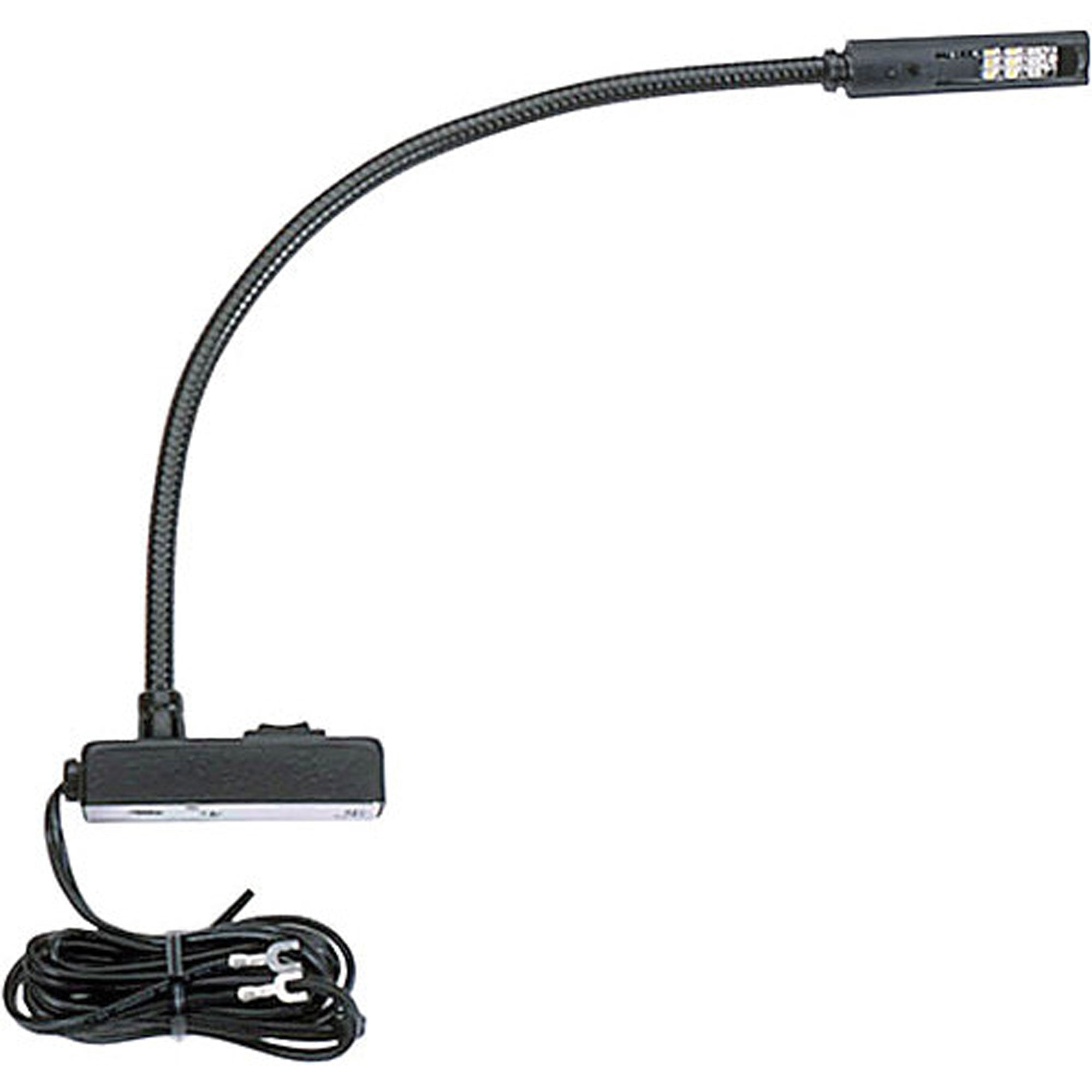 Littlite CC-TE12A-LED Task Light, Top Mount Gooseneck, End Mount Cord & No Power Supply (12")