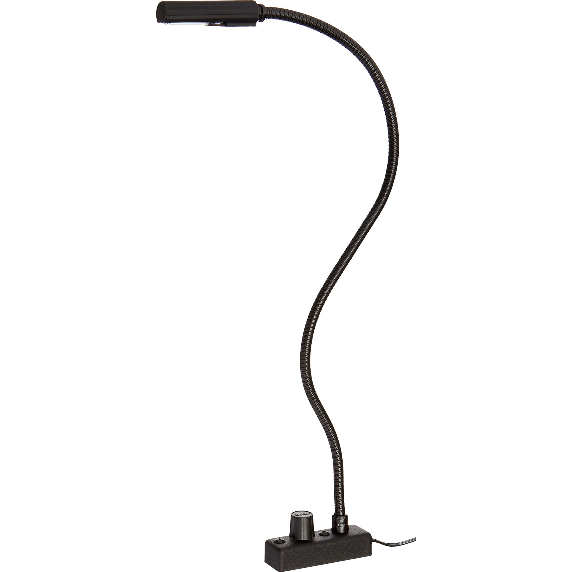 Littlite L-18E-LED-BLUE Gooseneck LED Lampset with Blue/White Light & Euro Power Supply (18")