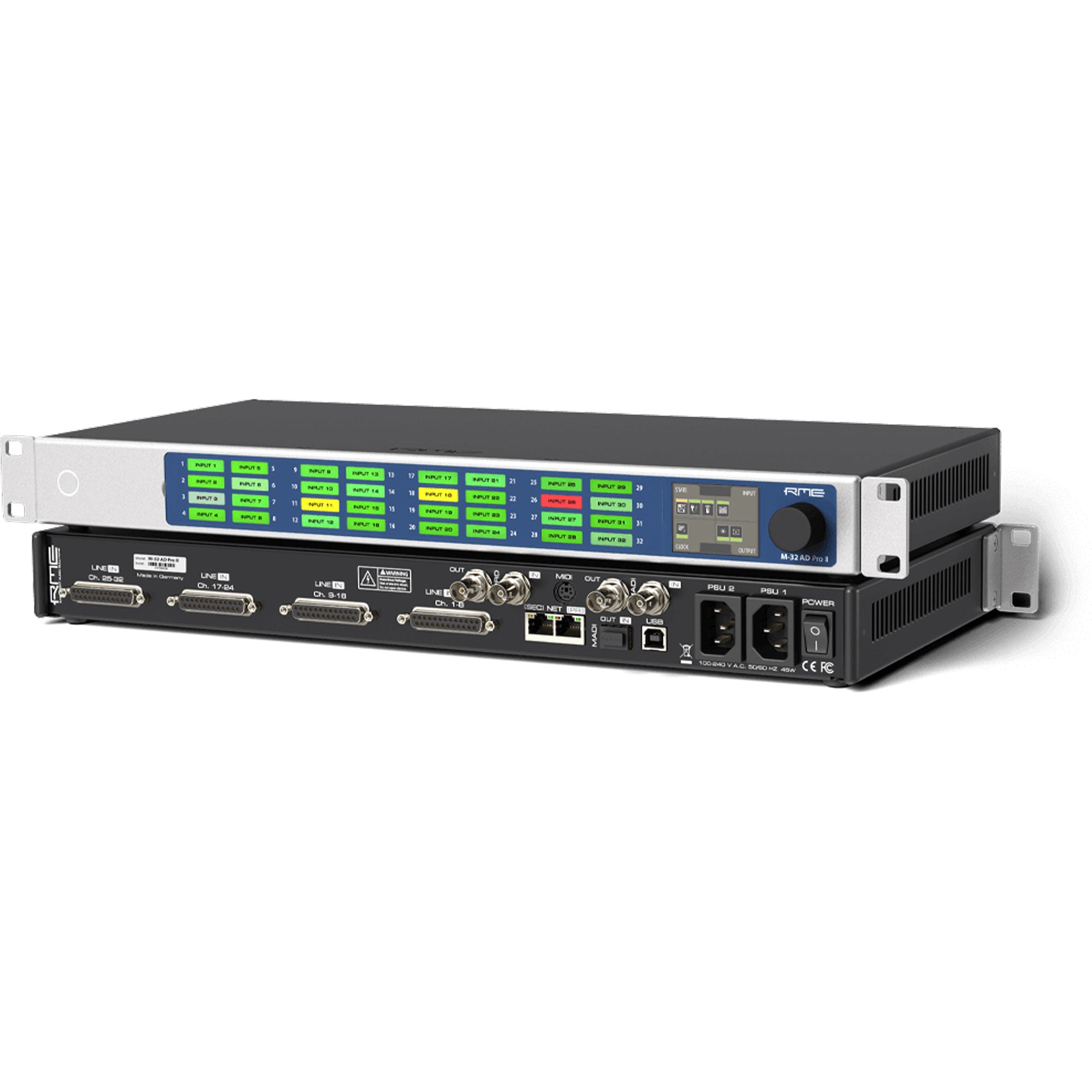 RME M-32 Pro AD II AVB + MADI 32-Channel A/D Converter